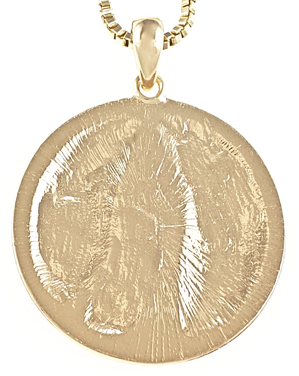 Hip Hop Gold Pendant Necklace - 24 Inch Box Chain for Men & Women | Trendy Hip Hop Jewelry for Parties, Concerts & Streetwear Fashion