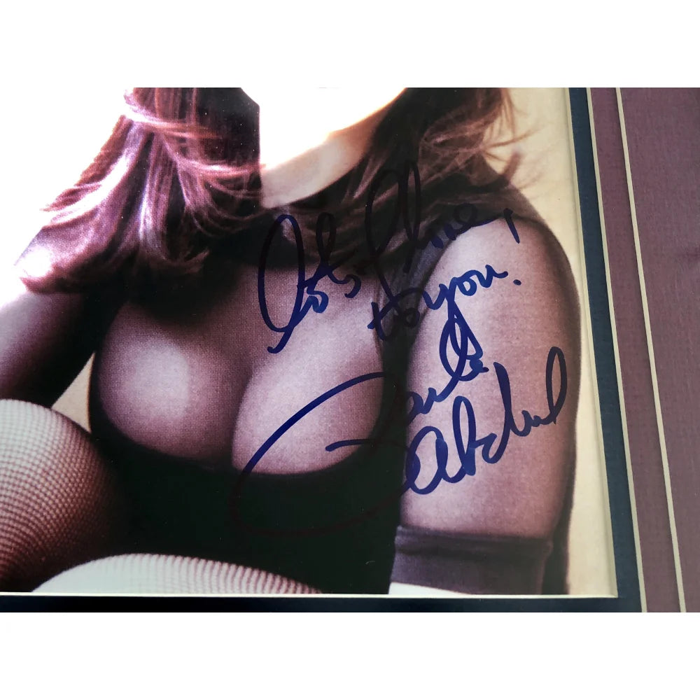 Paula Abdul Signed 8x10 Photo with JSA COA - Framed Autograph Memorabilia - American Idol Judge & Pop Star Collectible - Perfect for Music Fans & Memorabilia Displays