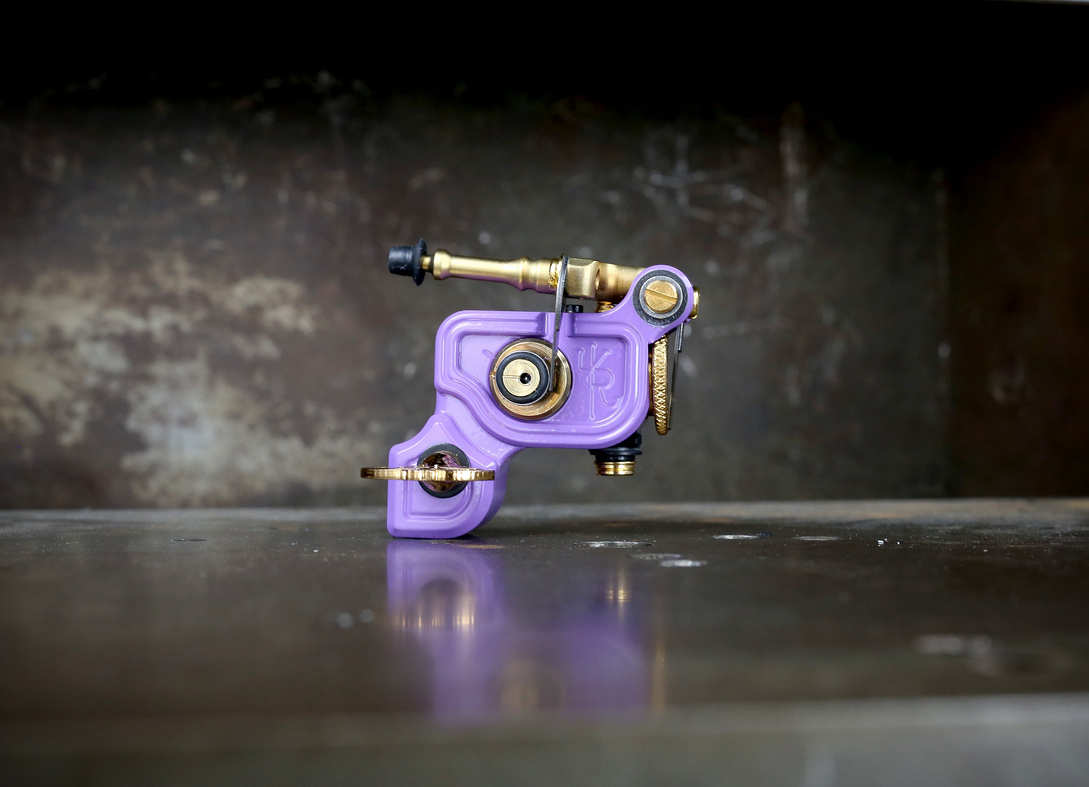 Dan Kubin Sidewinder 46er Longboard Skateboard - Purple & Gold Color - Perfect for Cruising, Commuting & Downhill Riding