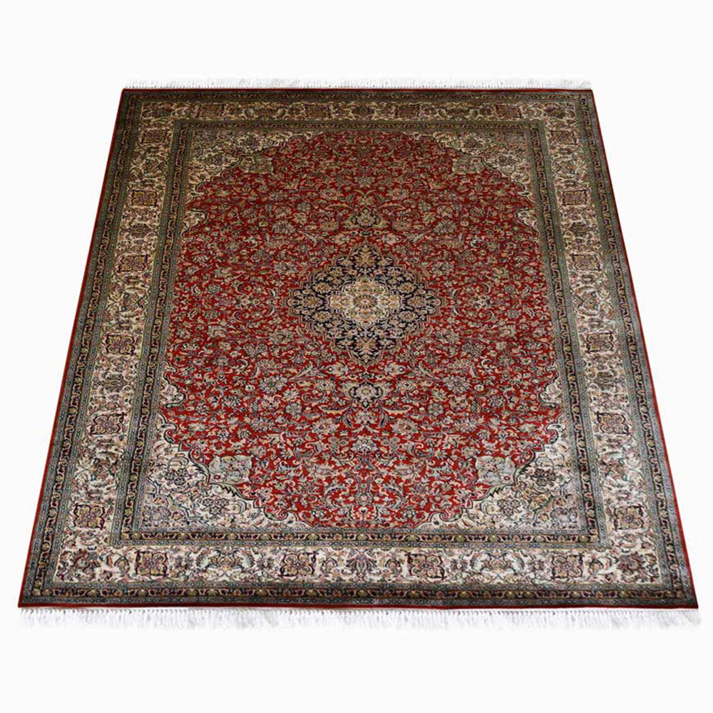 Handmade Imperial Hand Knotted Wool Rug - Luxury Persian Style Area Rug for Living Room, Bedroom & Dining Room Decor