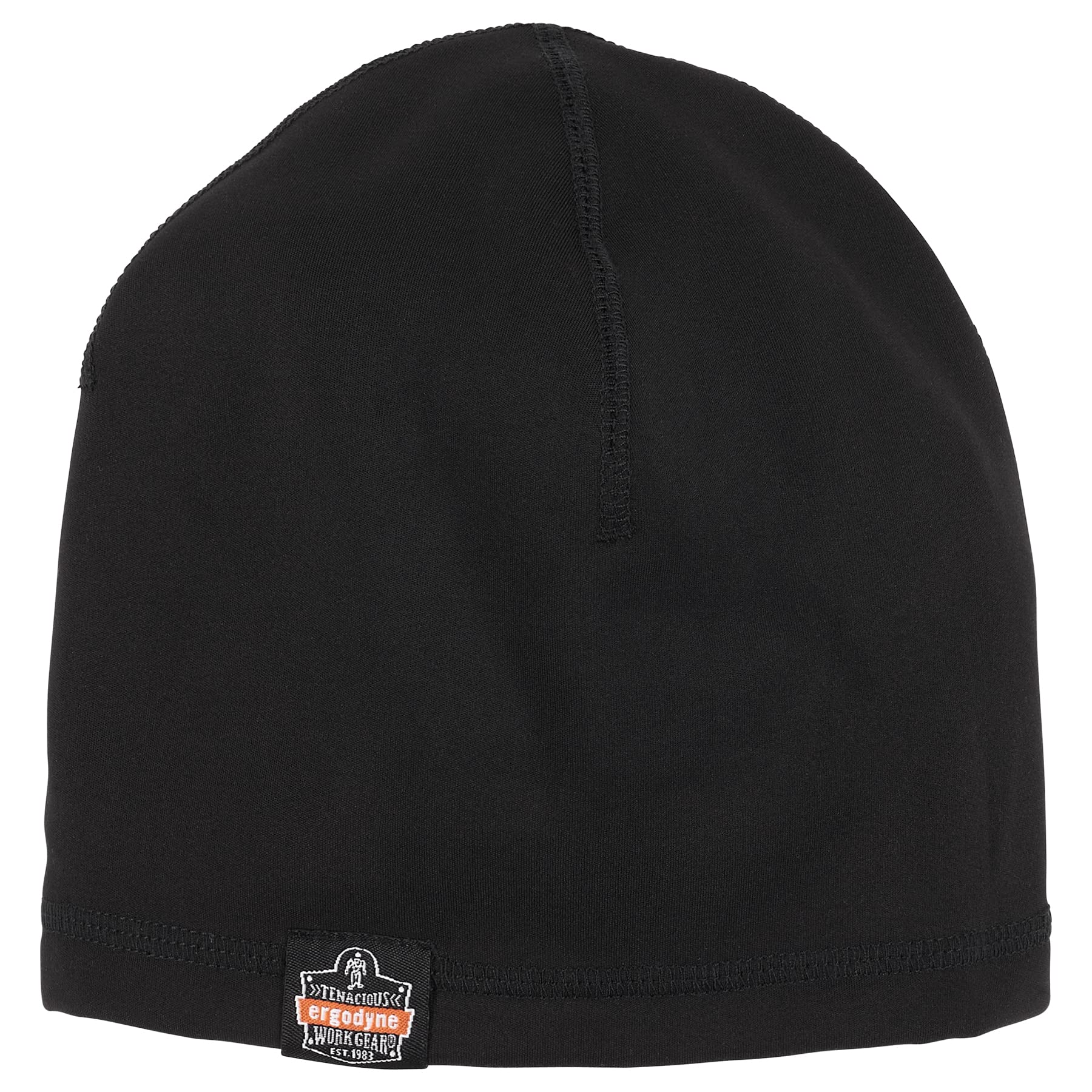 Ergodyne Standard Winter Skull Cap Helmer Liner - Black One Size | Cold Weather Head Protection for Construction, Outdoor Work & Winter Sports