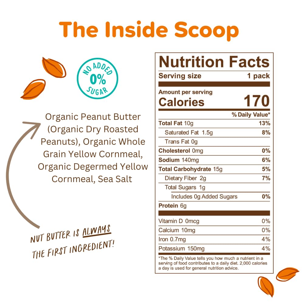 Organic Peanut Butter Puffs Variety Pack - Original, PBJ, Dark Chocolate & Honey Flavors | Gluten-Free, Kosher, Plant-Based Protein Snack | 1.2oz (12 Pack) | Perfect for On-the-Go Snacking, Lunchboxes & Healthy Office Treats