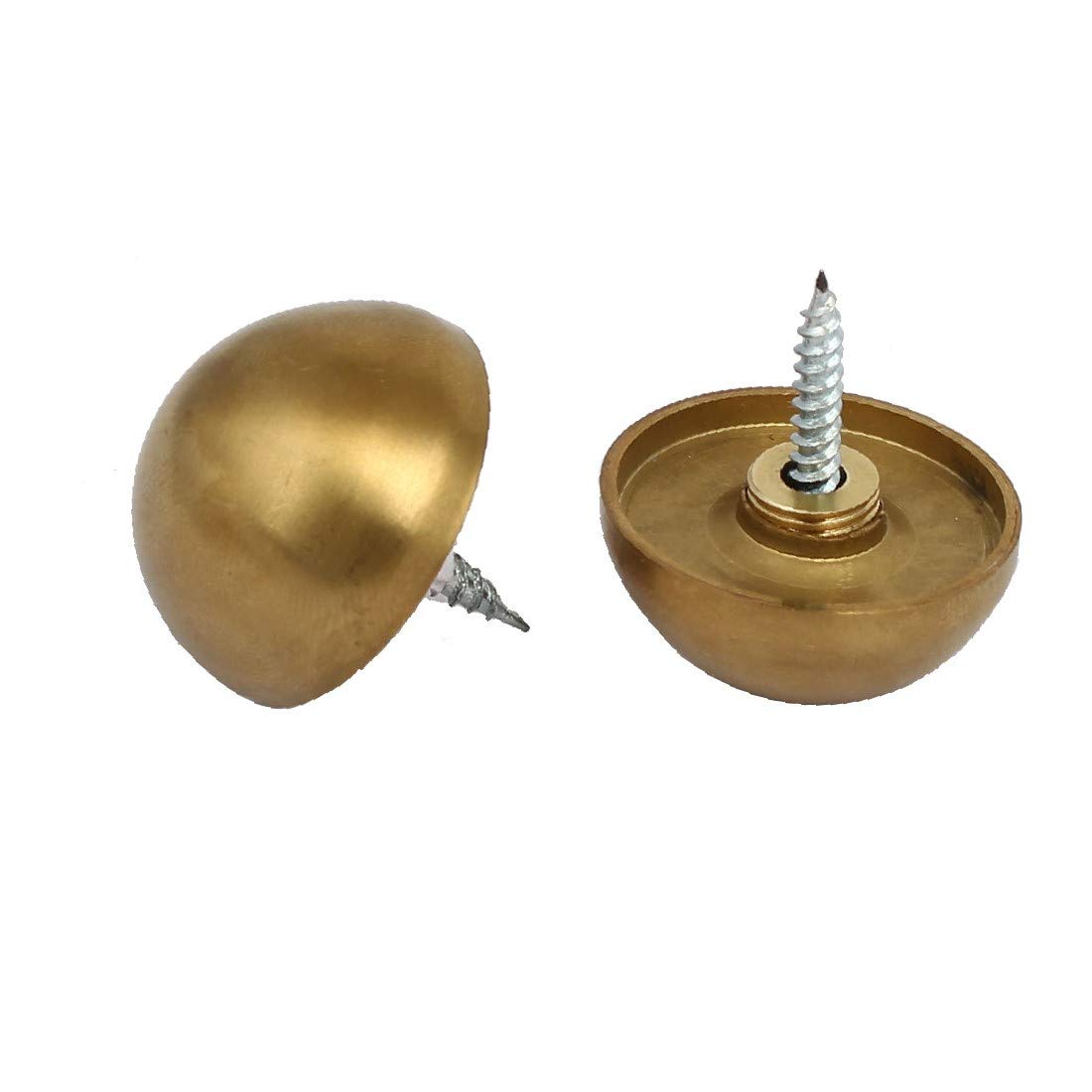 304 Stainless Steel Dome Head Mirror Screw Caps - 30mm Diameter (2 Pack) - Rustproof Bathroom Mirror Mounting Hardware for Wall Mirrors, Vanity Mirrors & Decorative Mirrors