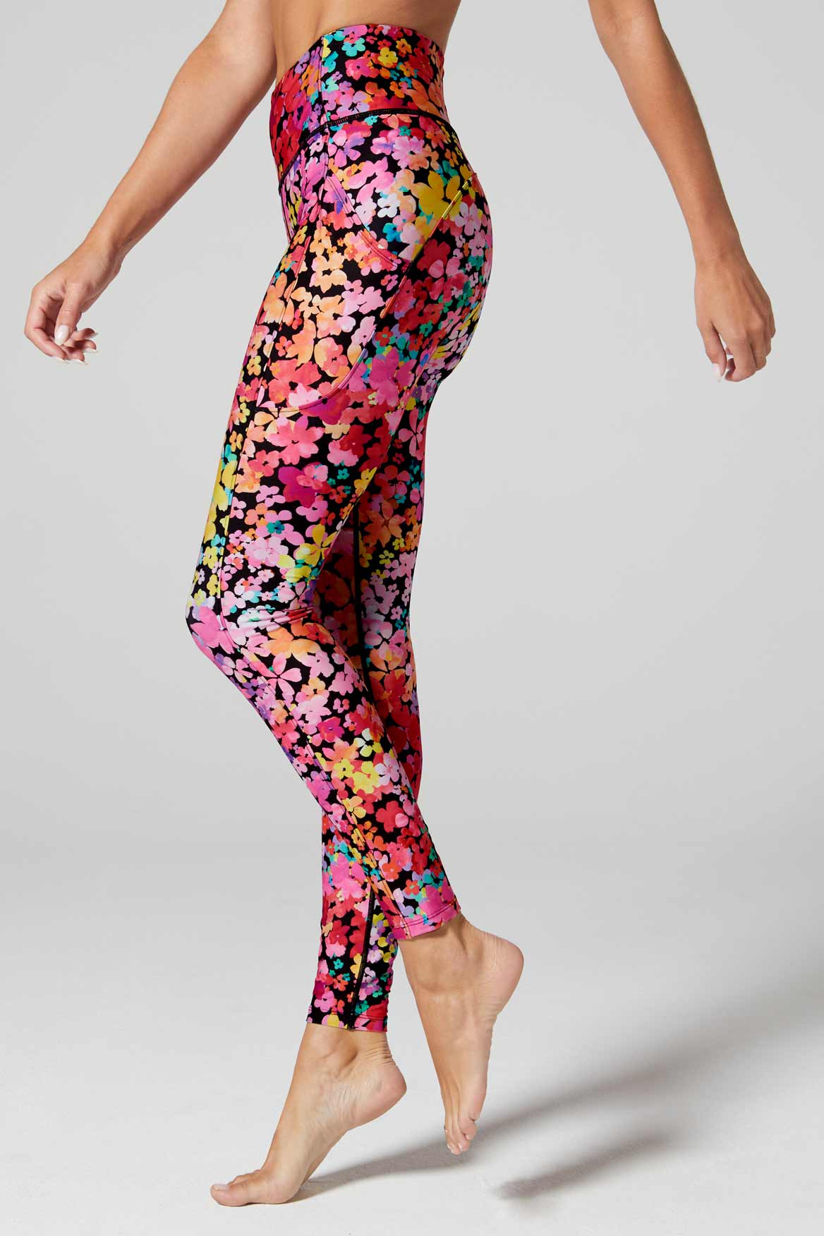 Dakota Legging Meadow Reverie - High Waist Yoga Pants for Women, Soft Stretchy Workout Leggings - Perfect for Yoga, Running, Gym & Lounge Wear