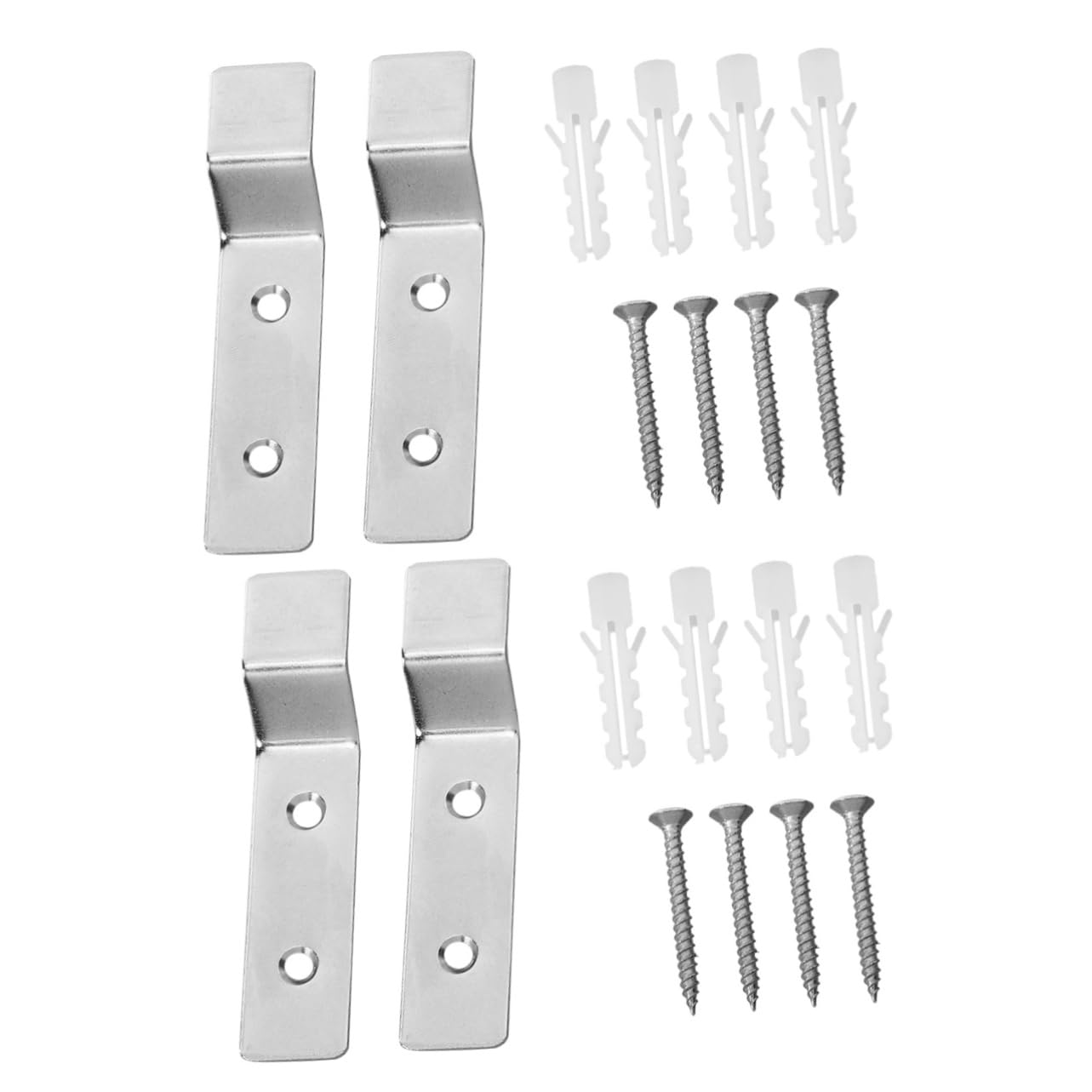 4-Pack Stainless Steel Hanging Urinal Bucket Bracket - Space Saving Toilet Hook Accessory for Home, RV, Boat & Camping - Durable & Rustproof Bathroom Organizer