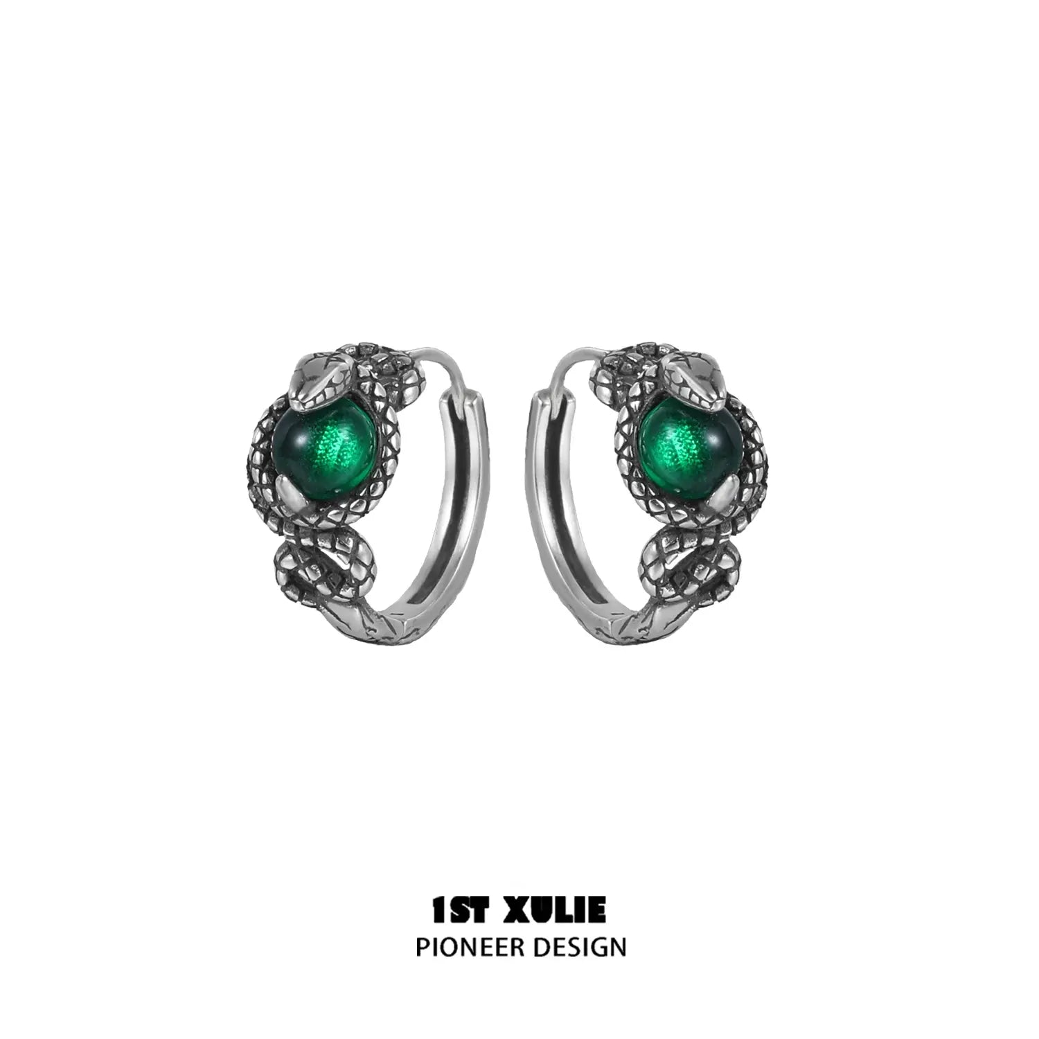 red earrings B