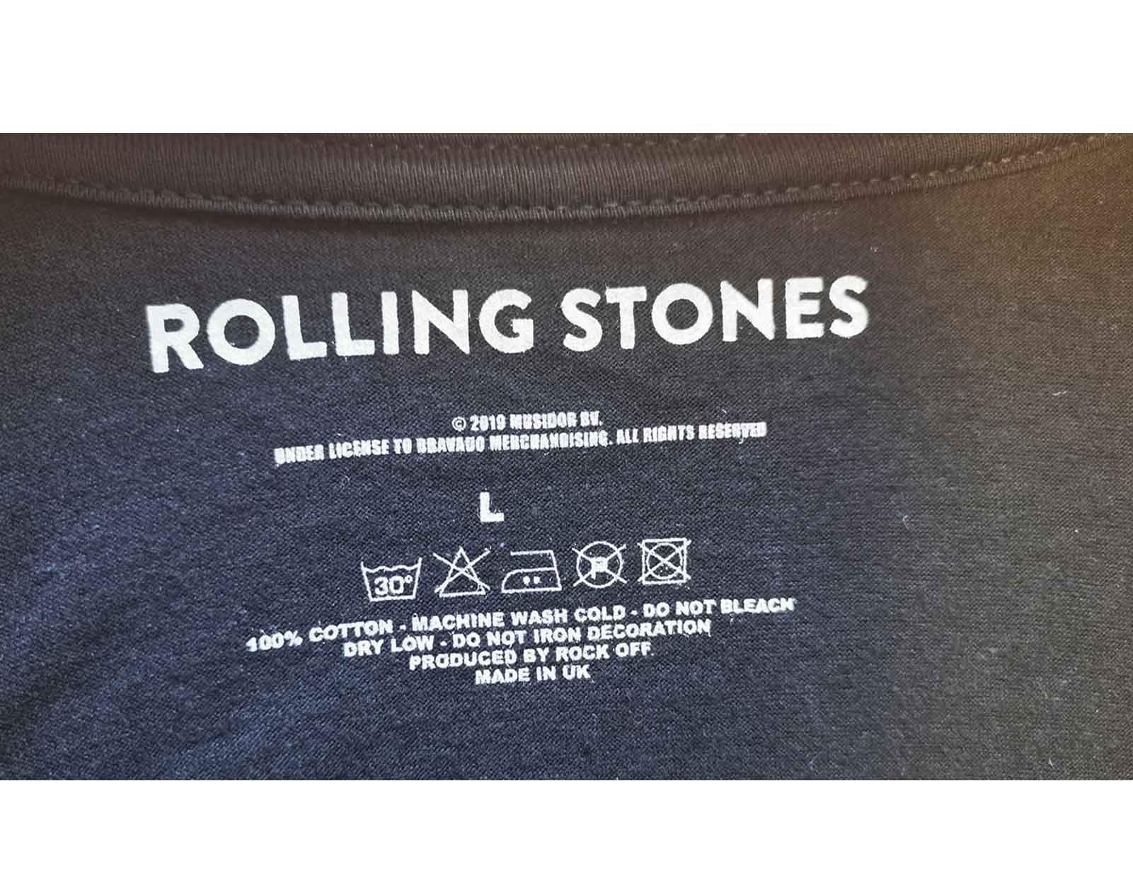 Rolling Stones Classic Tongue Logo Men's Slim Fit T-Shirt - Black X-Large | Vintage Rock Band Tee for Concerts, Casual Wear & Gift Giving