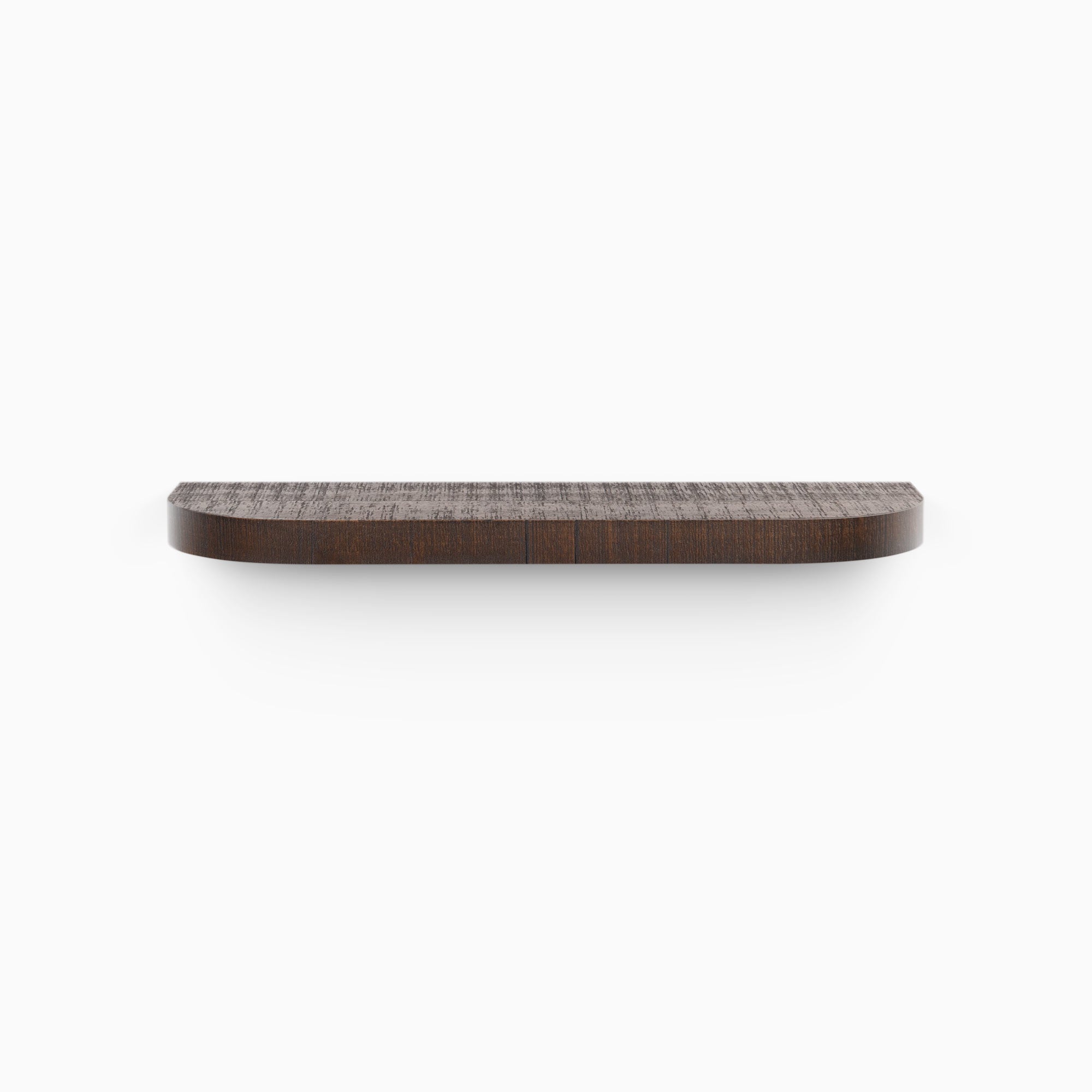 Aksel RADius Rustic Floating Shelf for Espresso Bar - Handmade Wood Wall Shelf for Kitchen, Living Room, and Home Decor