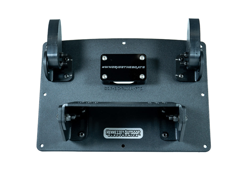 H.O.E. Single Console Mount System for Bass Cat Puma FTD - Heavy Duty Boat Fishing Rod Holder for Bass Anglers & Tournament Fishing