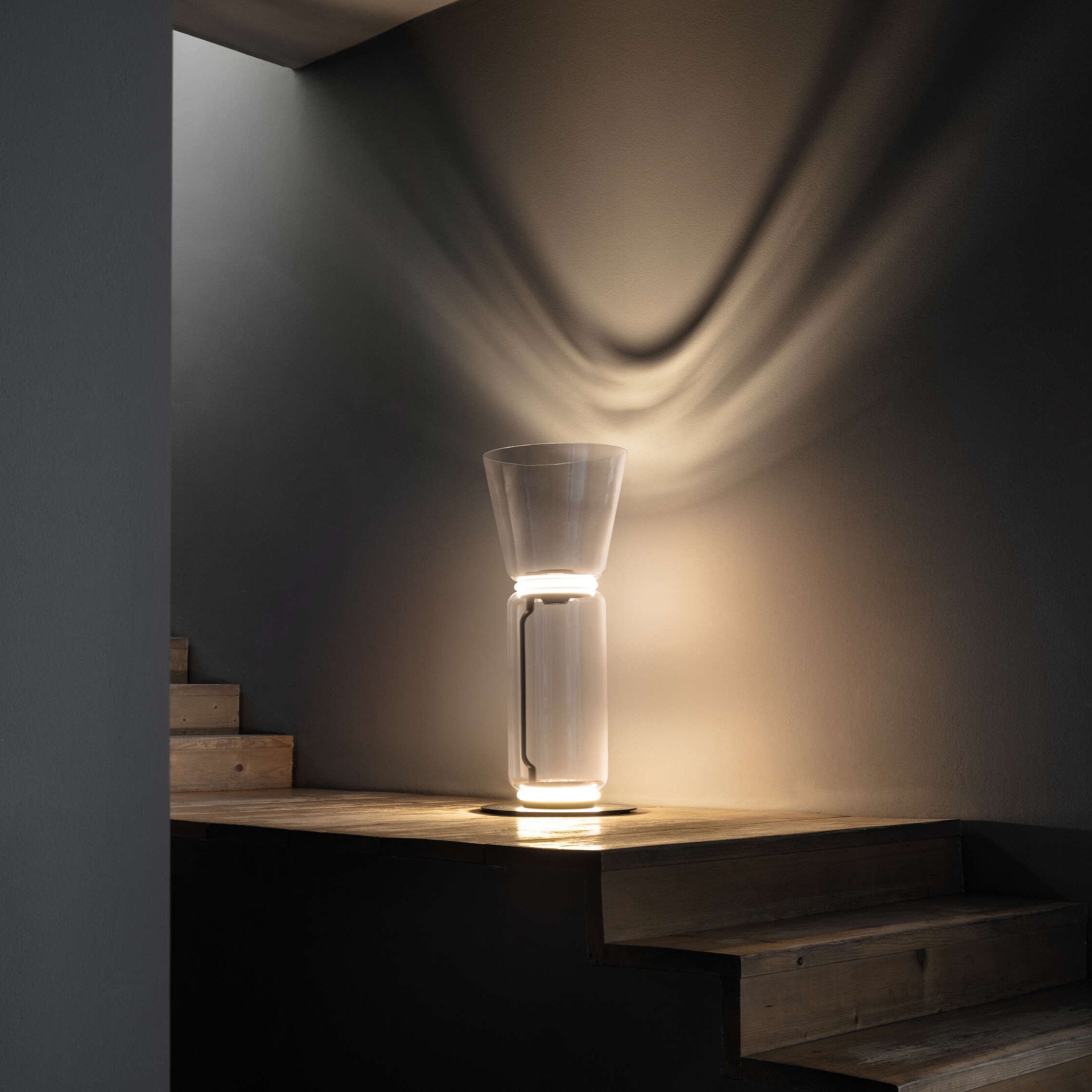 Modern Bamboo Glass Floor Lamp - Elegant Home Decor for Living Room, Bedroom & Office - Perfect for Ambient Lighting & Relaxation