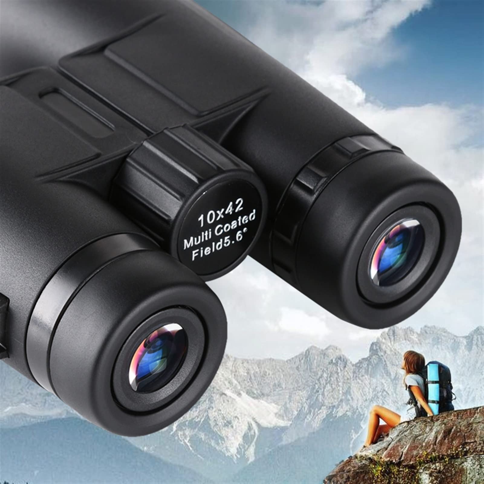 TYUIOKJU HD Professional Binoculars for Adults - Compact & Lightweight for Bird Watching, Hunting, Travel & Outdoor Adventures | Perfect for Wildlife Observation, Sports Events & Scenic Views