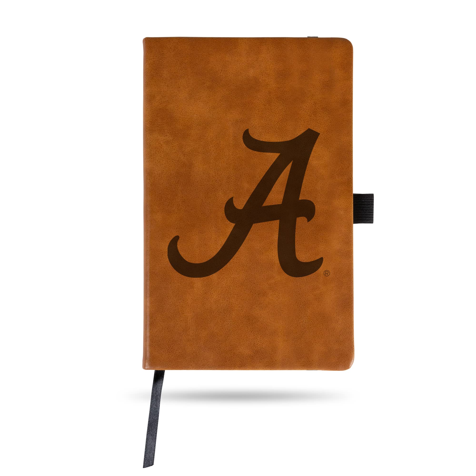 Rico Industries NCAA Alabama Crimson Tide Brown Laser Engraved Small Notebook - 8.25