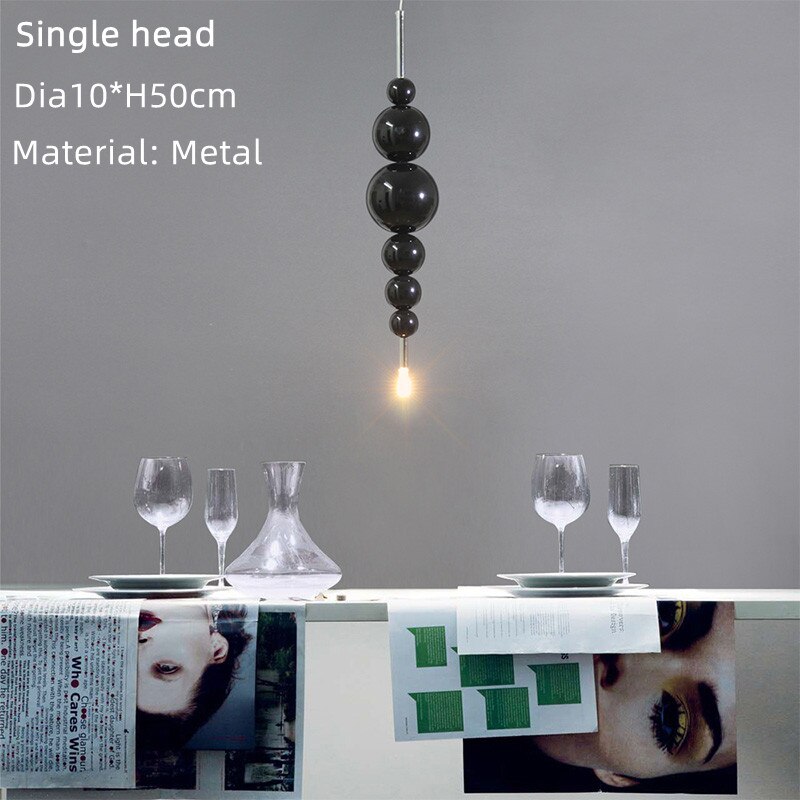 Elegant Designer Glass Ball Chandelier - Modern Crystal Ceiling Light Fixture for Dining Room, Living Room, Bedroom Decor