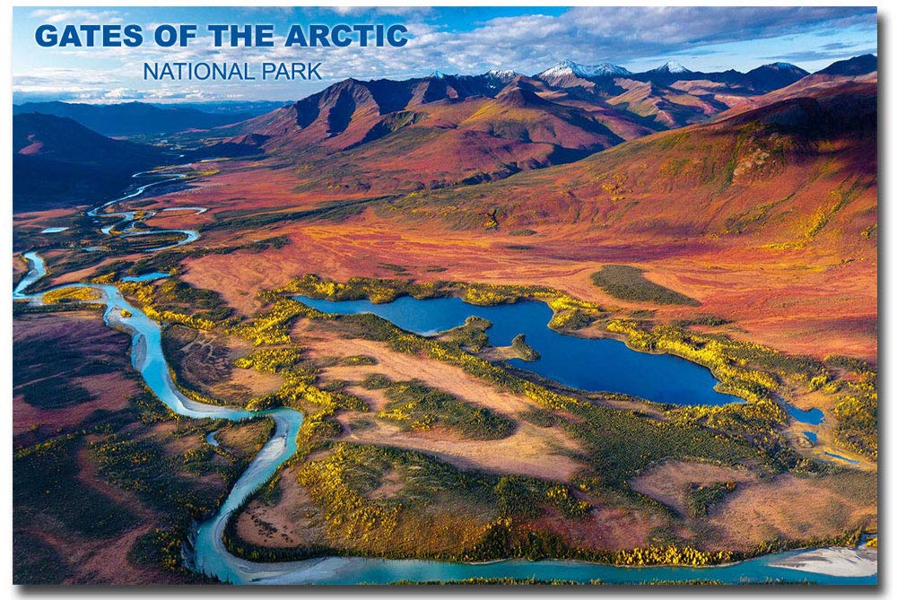 Gates of the Arctic National Park Fridge Magnet - 2.5