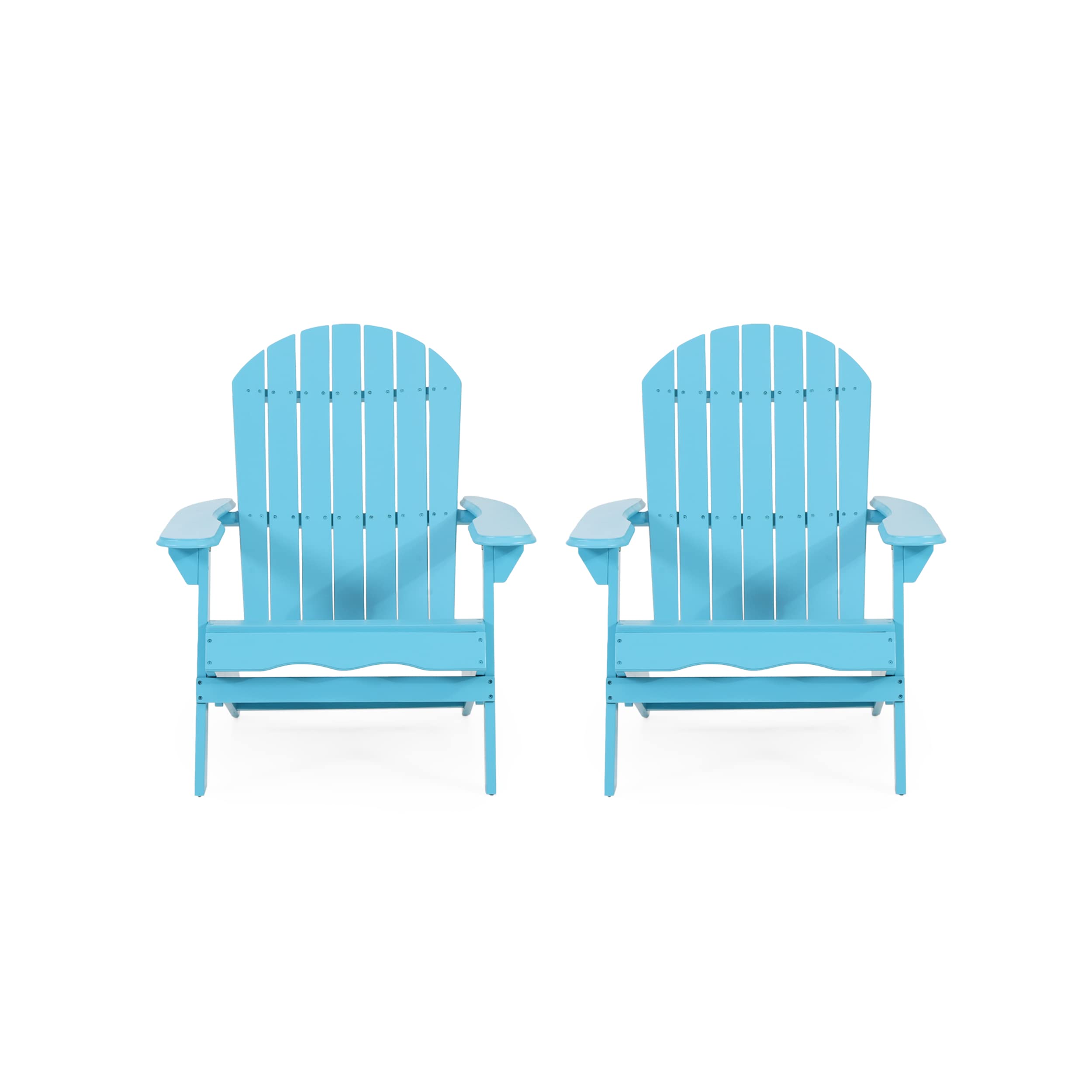 Christopher Knight Home 315815 Malibu Adirondack Chair, Teal - Outdoor Patio Furniture for Garden, Poolside & Beach Relaxation