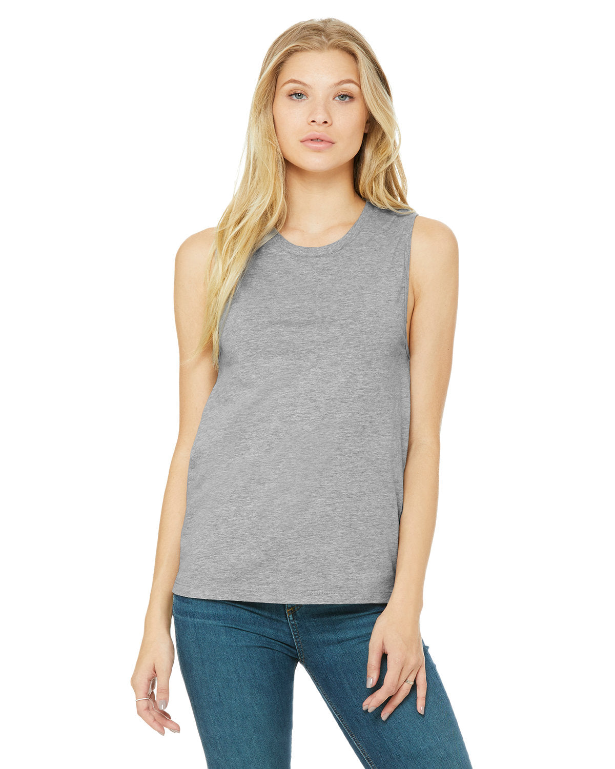 Bella + Canvas B6003 Women's Slim Fit Jersey Muscle Tank Top - Soft & Comfortable for Yoga, Gym, and Casual Wear