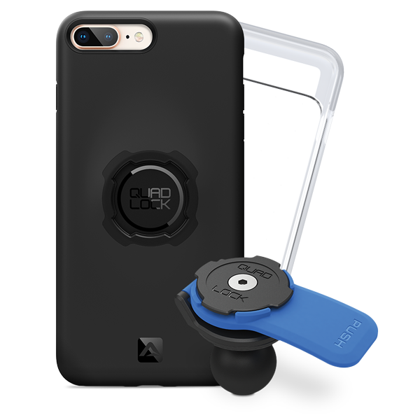 1 Ball Motorcycle Phone Mount Kit - Universal Adjustable Handlebar Holder for iPhone & Smartphones - Perfect for GPS Navigation & Hands-Free Riding