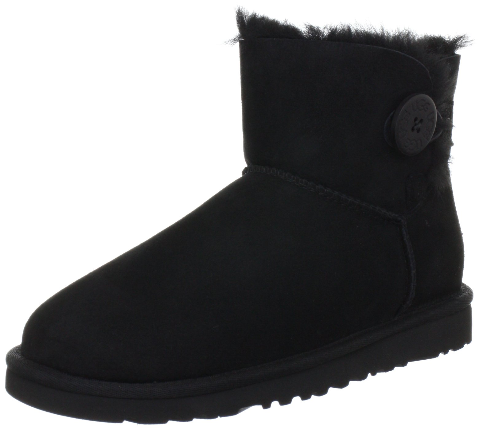 UGG Women's Mini Bailey Button Boots - Cozy Winter Boots for Women, Waterproof & Warm, Perfect for Snow, Casual Outfits & Outdoor Activities