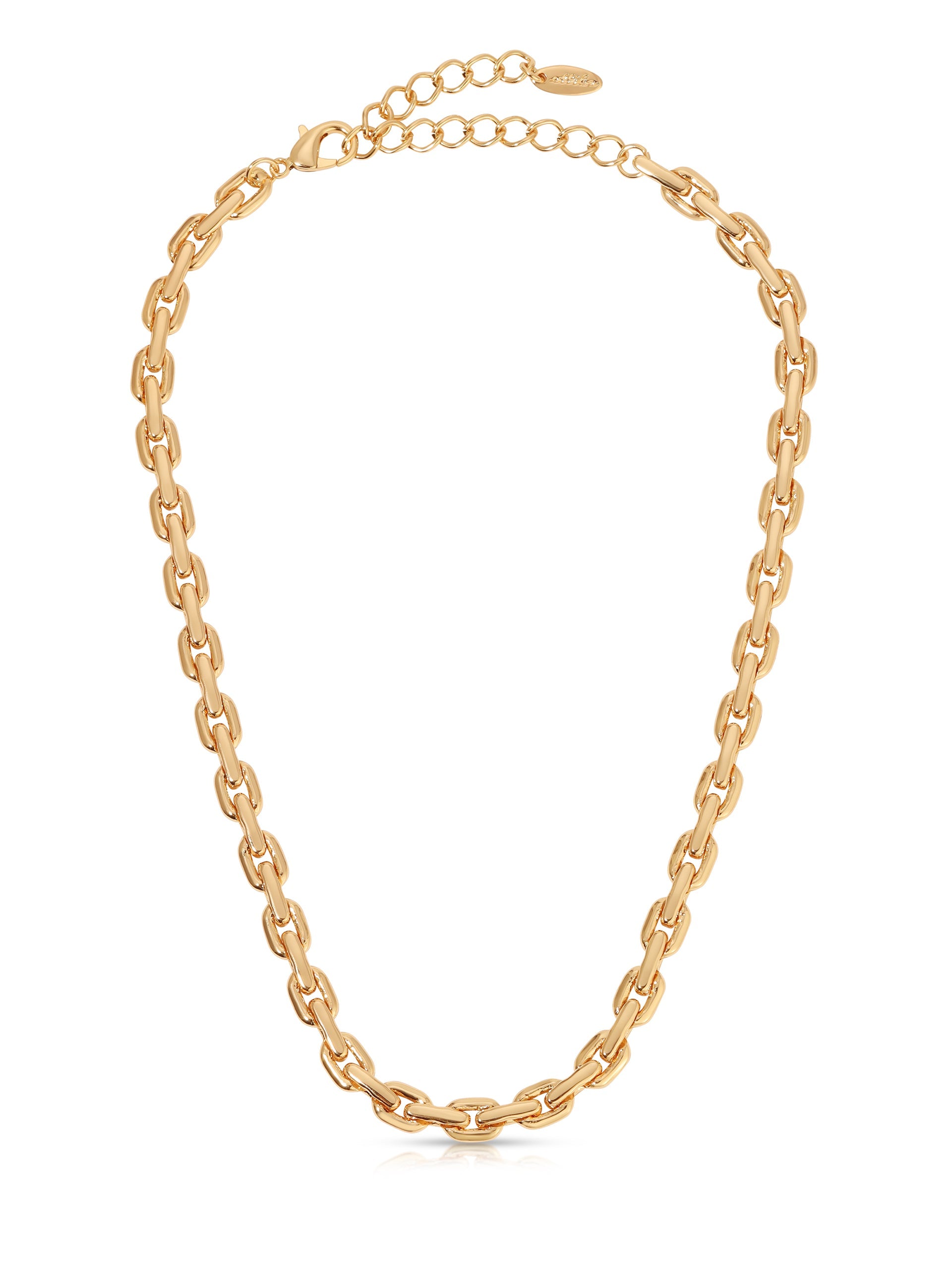 Chunky Chain Link Necklace for Women - Trendy Gold & Silver Statement Jewelry - Perfect for Casual Outfits, Parties & Date Nights