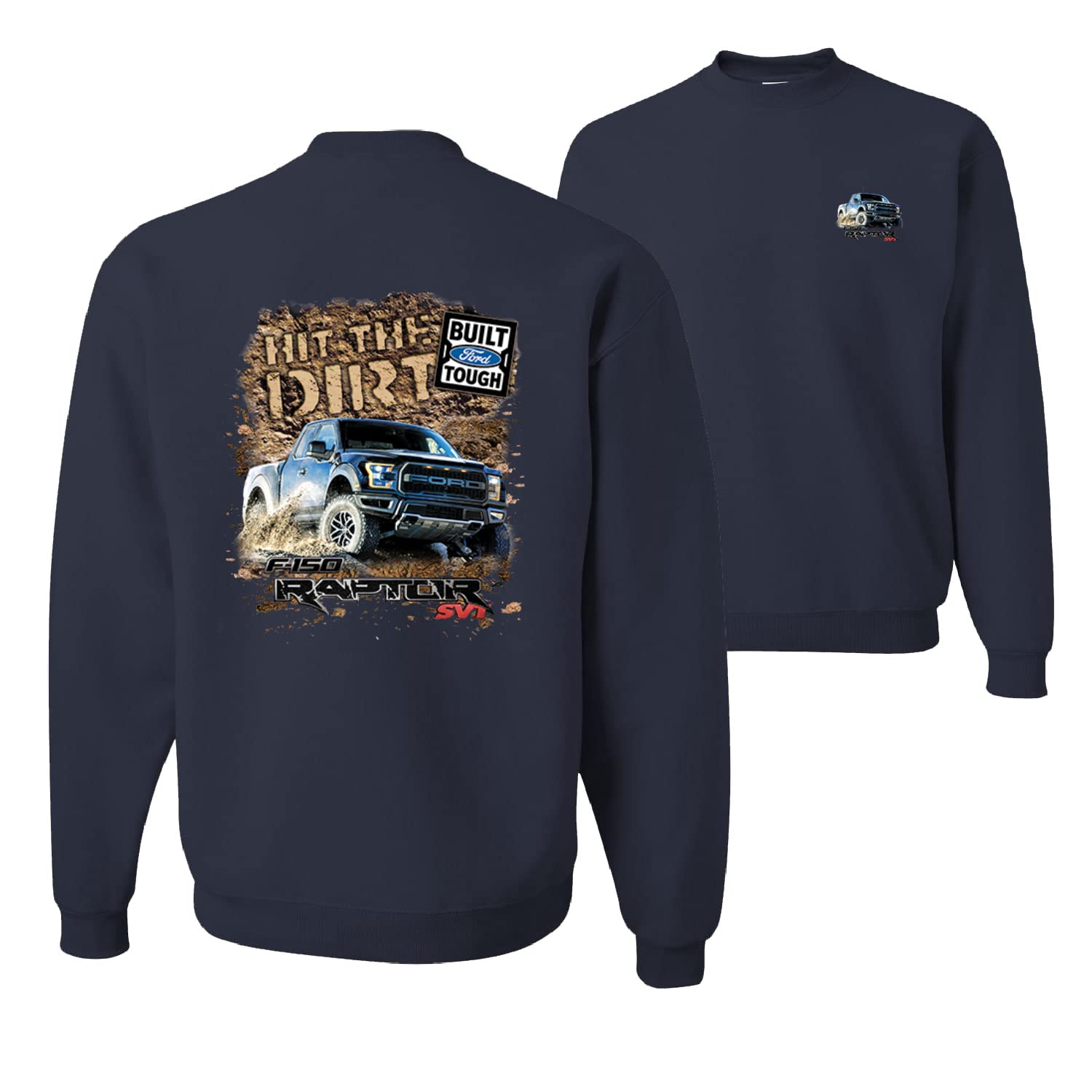Ford Raptor Off-Road Inspired Unisex Crewneck Sweatshirt - Built Tough for Adventure | Perfect for Off-Roading, Car Enthusiasts & Outdoor Activities