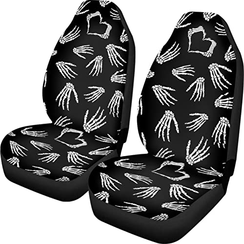 skull hand black