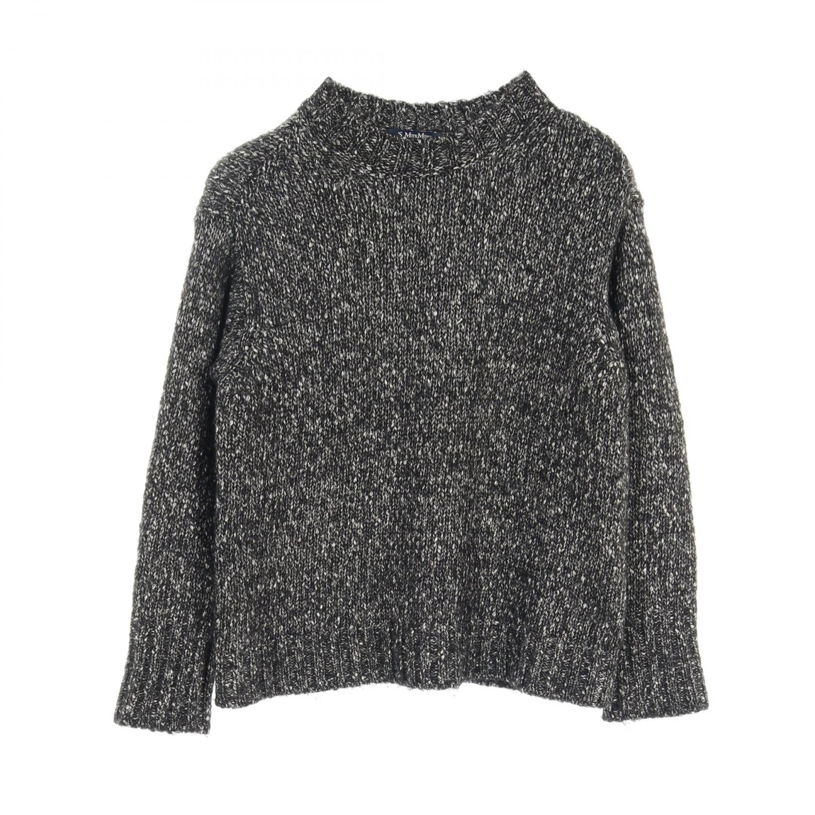 Max Mara Women's Cotton Wool Alpaca Blend Knit Sweater Top - Soft Winter Pullover for Casual Wear & Office Outfits