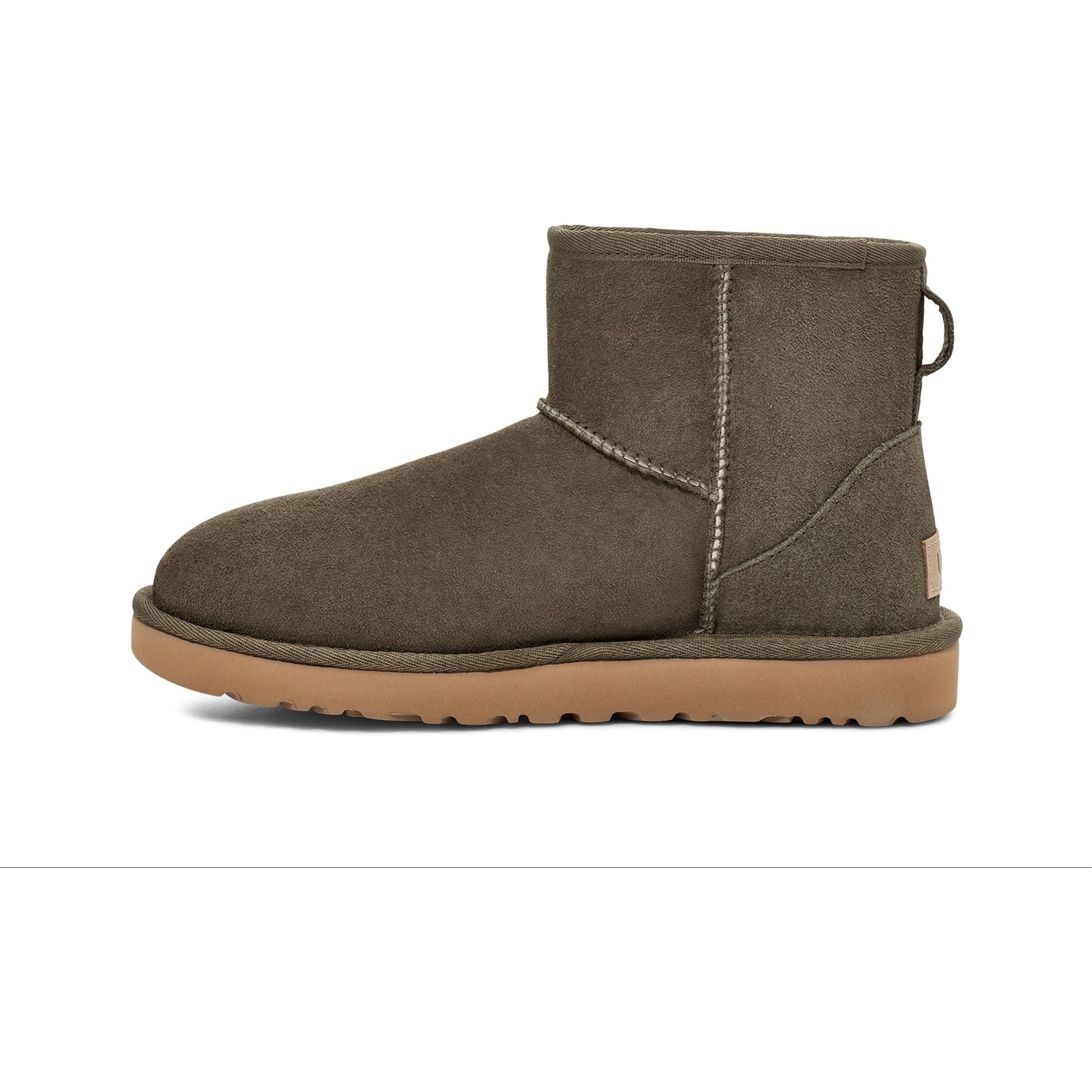 UGG Women's Classic Mini II Boots - Waterproof Winter Snow Boots for Women, Cozy Sheepskin Lined Ankle Boots for Cold Weather, Slate Grey | Perfect for Snow Days, Outdoor Activities & Casual Wear