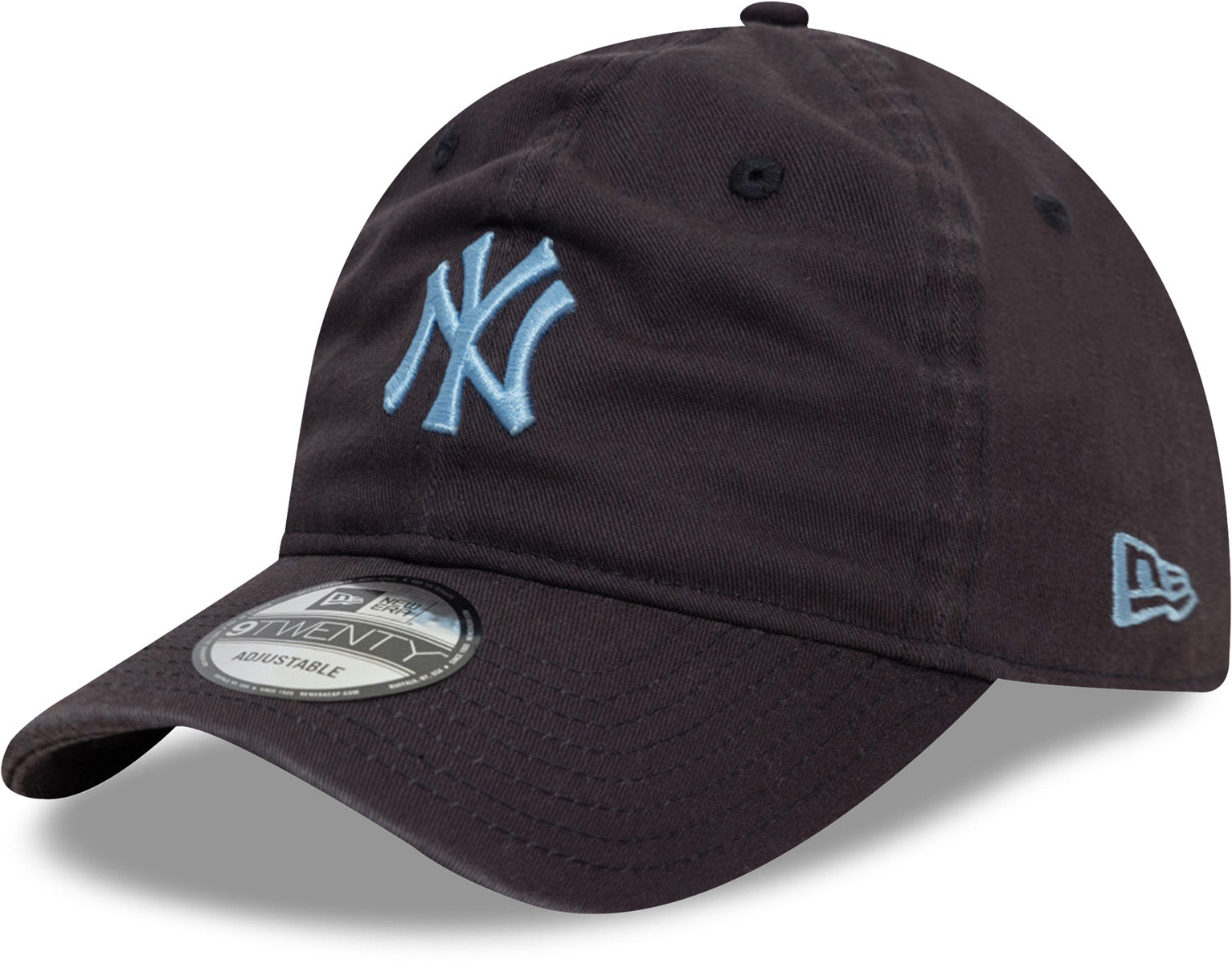 New York Yankees New Era 9Twenty Midi League Essential Navy Baseball Cap for Men & Women - Adjustable Snapback Hat for Baseball Fans, Streetwear Fashion & Outdoor Activities