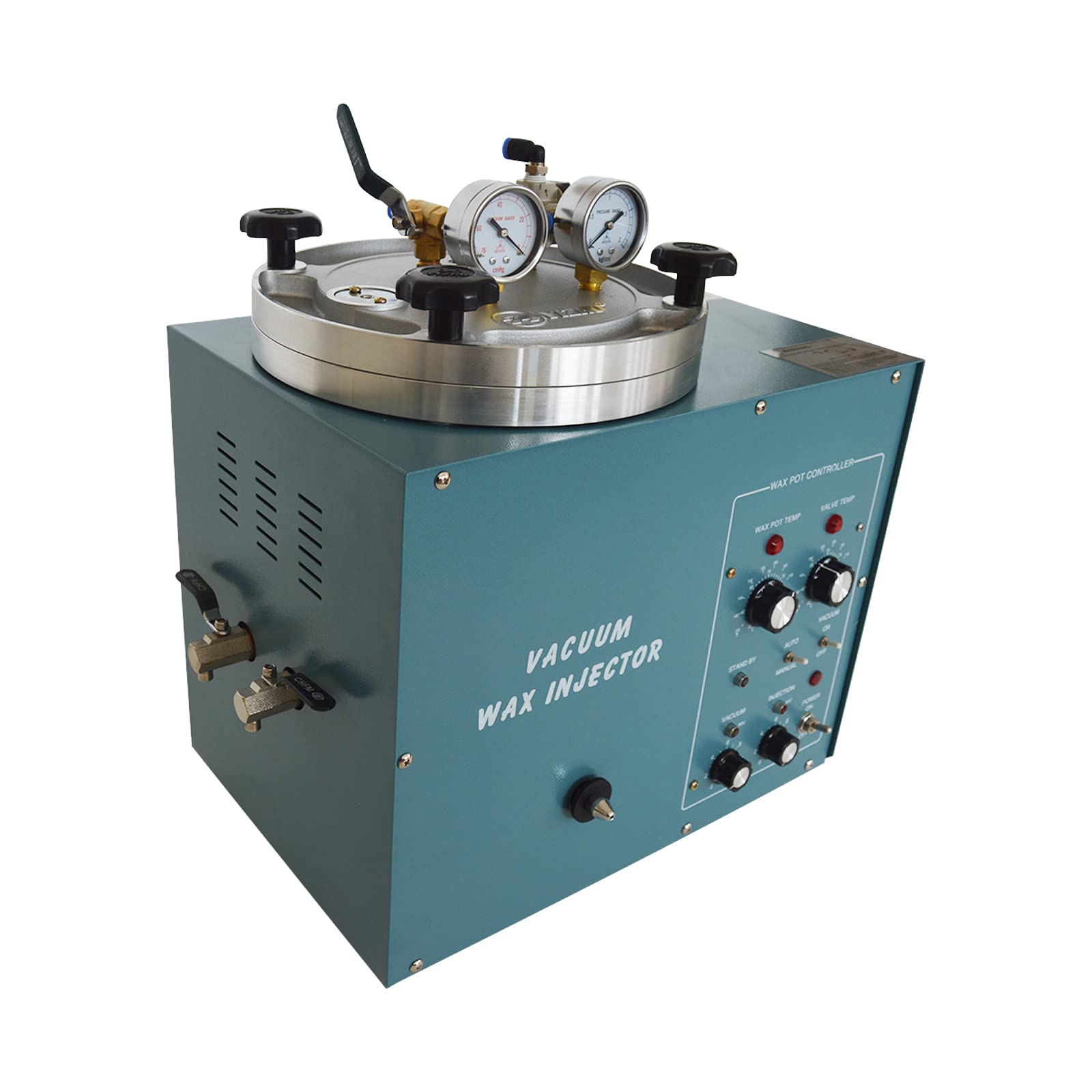 INTBUYING 3KG High Precision Vacuum Wax Injector Jewelry Casting Machine - Adjustable Pressure 110V Jewelry Making Tool for Rings, Pendants & Bracelets - Perfect for Jewelry Studios & Small Businesses