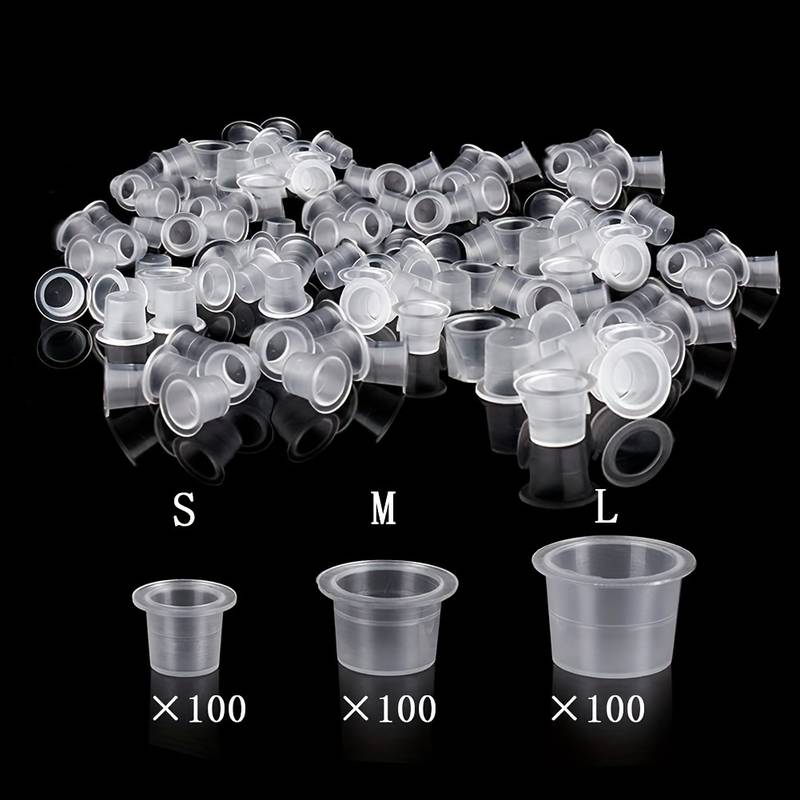 Professional Tattoo Ink Cups - Disposable Tattoo Supply with Free Shipping to US & Canada | Perfect for Tattoo Artists, Home Studios, and Professional Tattoo Shops