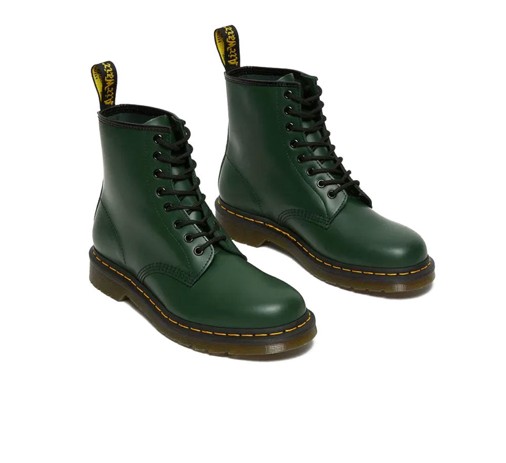 Dr. Martens 1460 Smooth Leather Lace-Up Boots - Classic 8-Eye Ankle Boots for Men & Women | Perfect for Punk, Grunge & Everyday Street Style Fashion