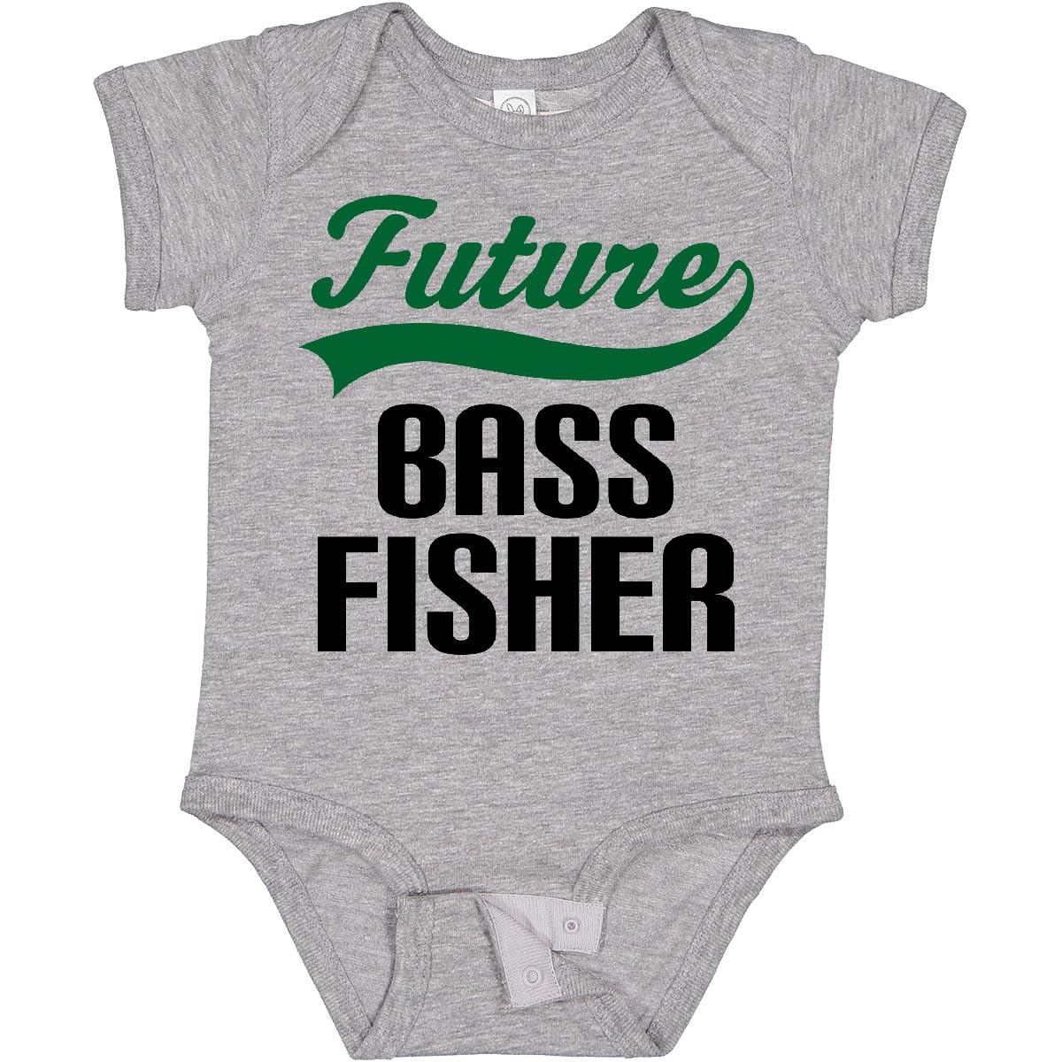 Inktastic Future Bass Fisher Baby Bodysuit - Cute Fishing Outfit for Infants & Toddlers - Perfect for Fishing Trips, Family Photos & Outdoor Adventures