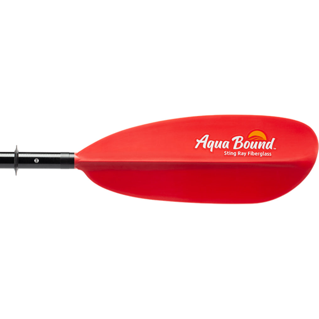 Aqua Bound Sting Ray Fiberglass 4-Piece Kayak Paddle - Lightweight & Durable Kayaking Paddle for Touring, Fishing, and Recreational Kayaking