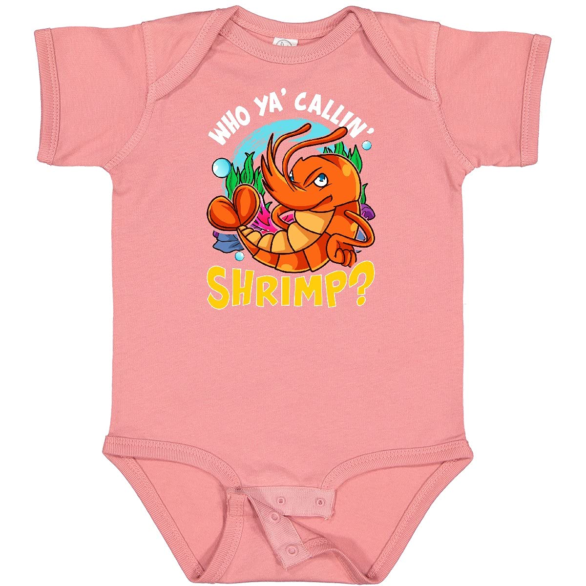 Inktastic Funny Shrimp Baby Bodysuit - Cute Infant Onesie for Boys & Girls - Perfect for Beach Vacations, Photo Shoots & Everyday Wear