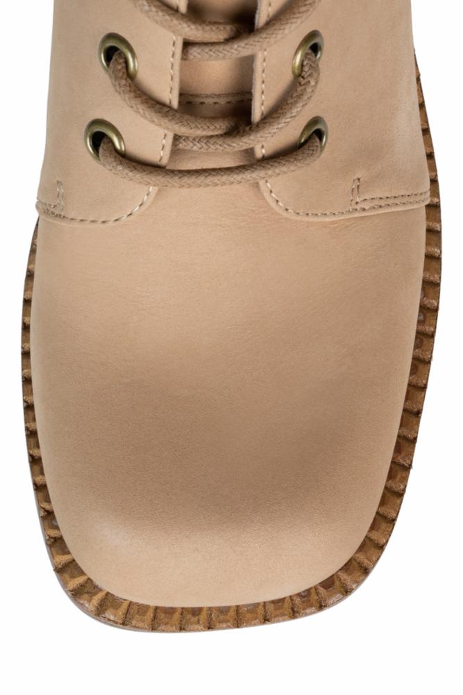 Jeffrey Campbell Women's Theband_Lu Nude M Platform Boots - Stylish Chunky Heel Ankle Booties for Casual Outfits & Night Out
