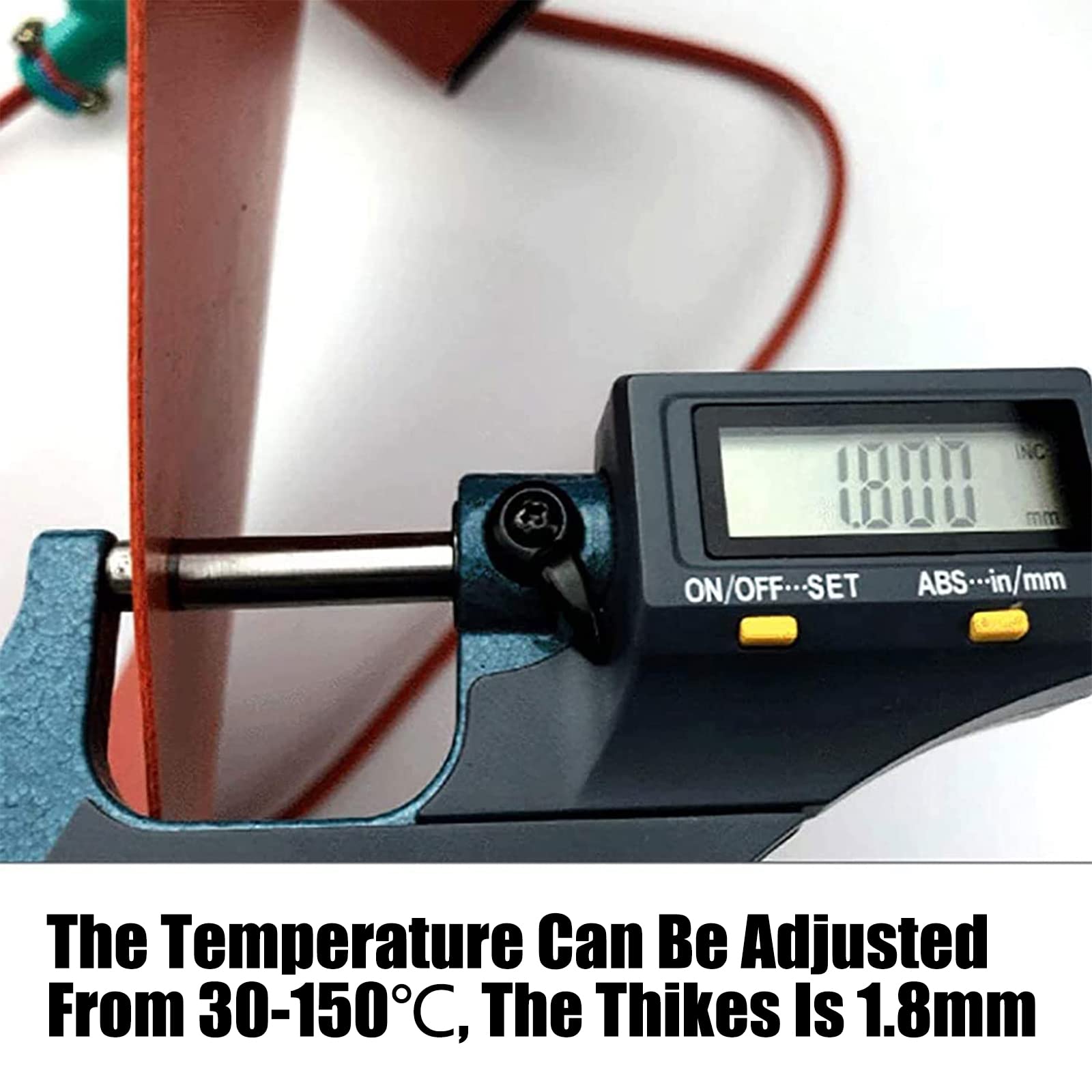 **800W Silicone Drum Heater Band with Adjustable Thermostat - 220V for 20L / 55 Gallon Barrels (200×860mm) - Ideal for Honey Oil, Wax, and Chemical Storage Heating**