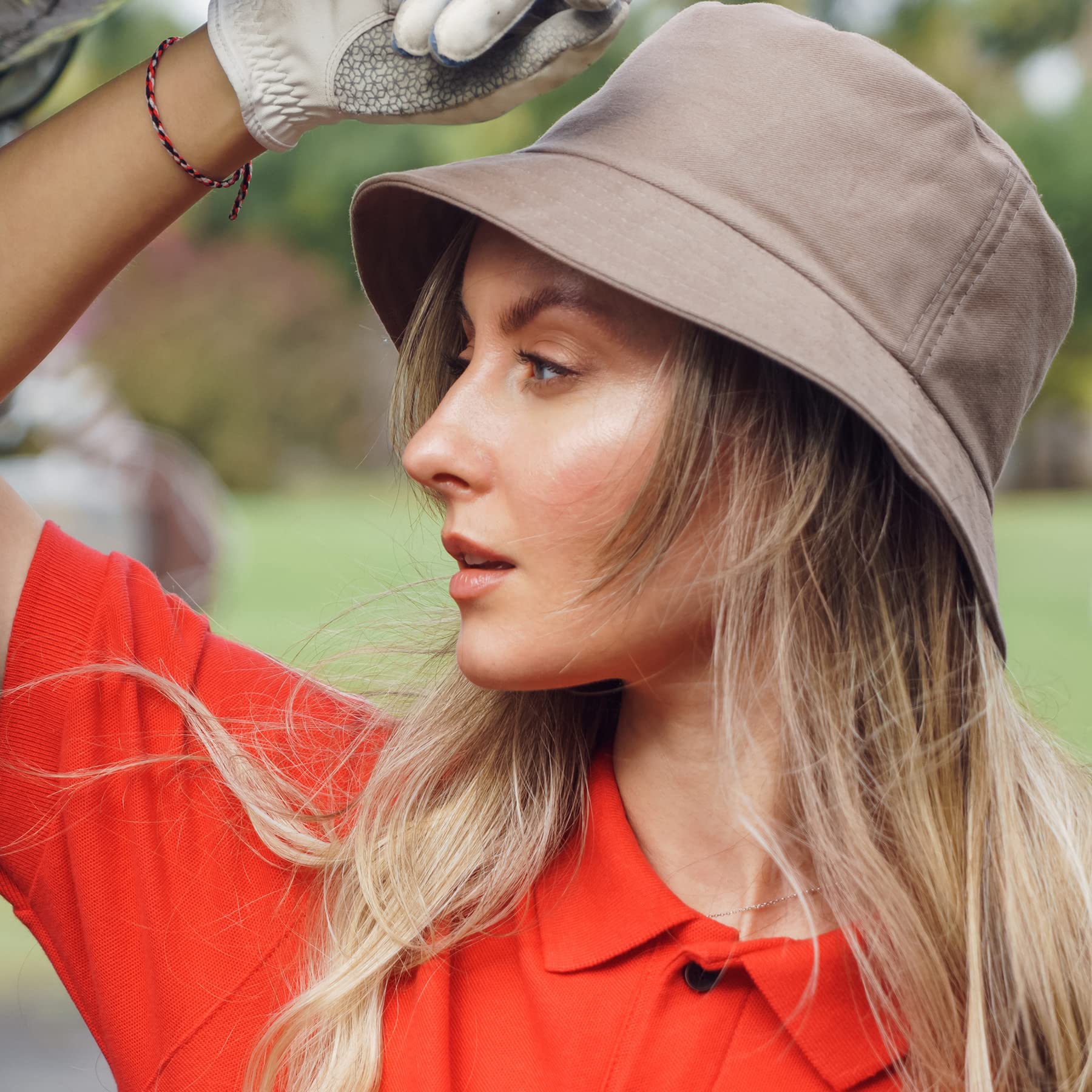 PFFY Cotton Bucket Hat for Women & Men - Breathable Summer Sun Hat for Beach, Fishing, and Outdoor Activities