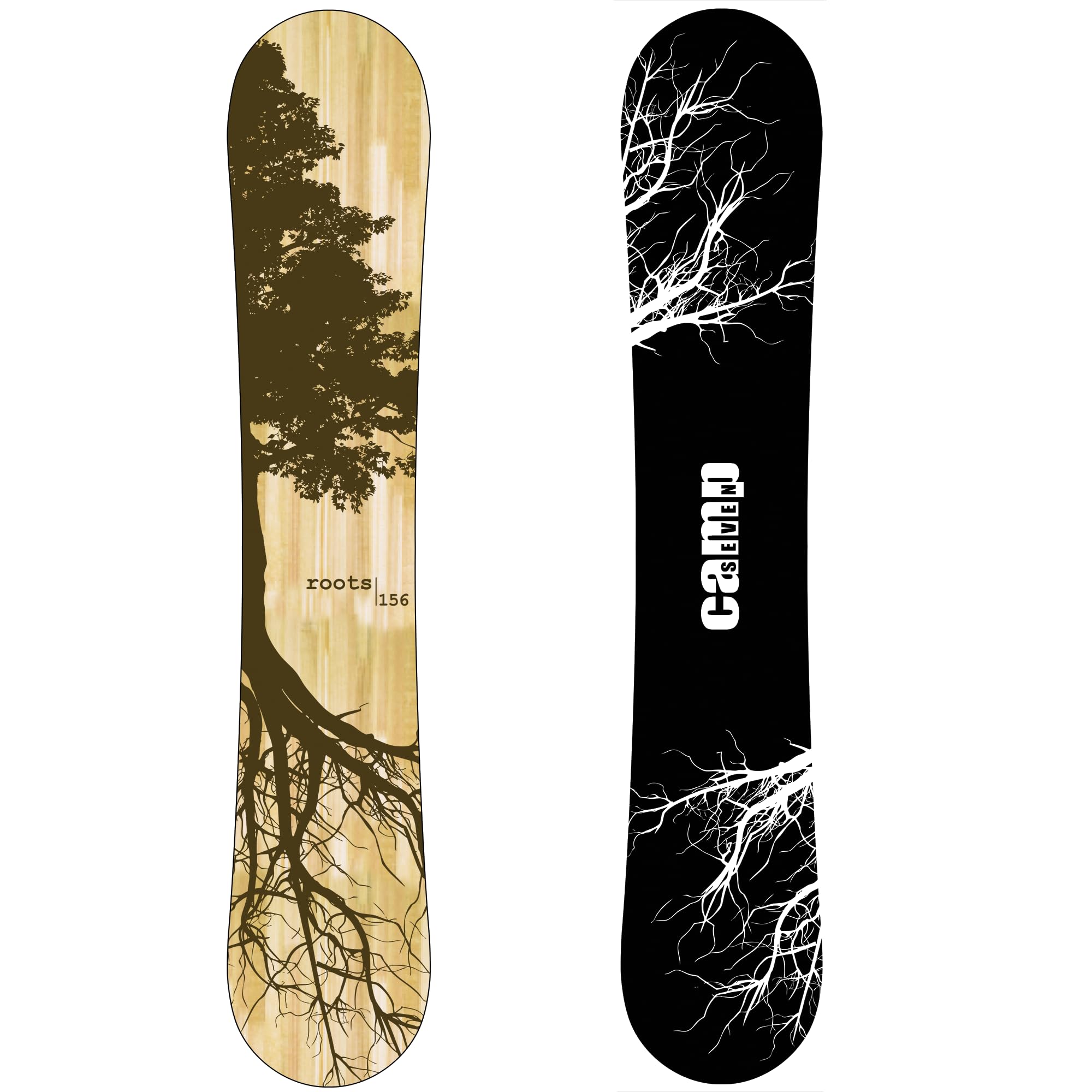 Roots CRCX Men's Snowboard - All-Mountain Freestyle Snowboard for Men | Perfect for Powder, Park & Backcountry Riding