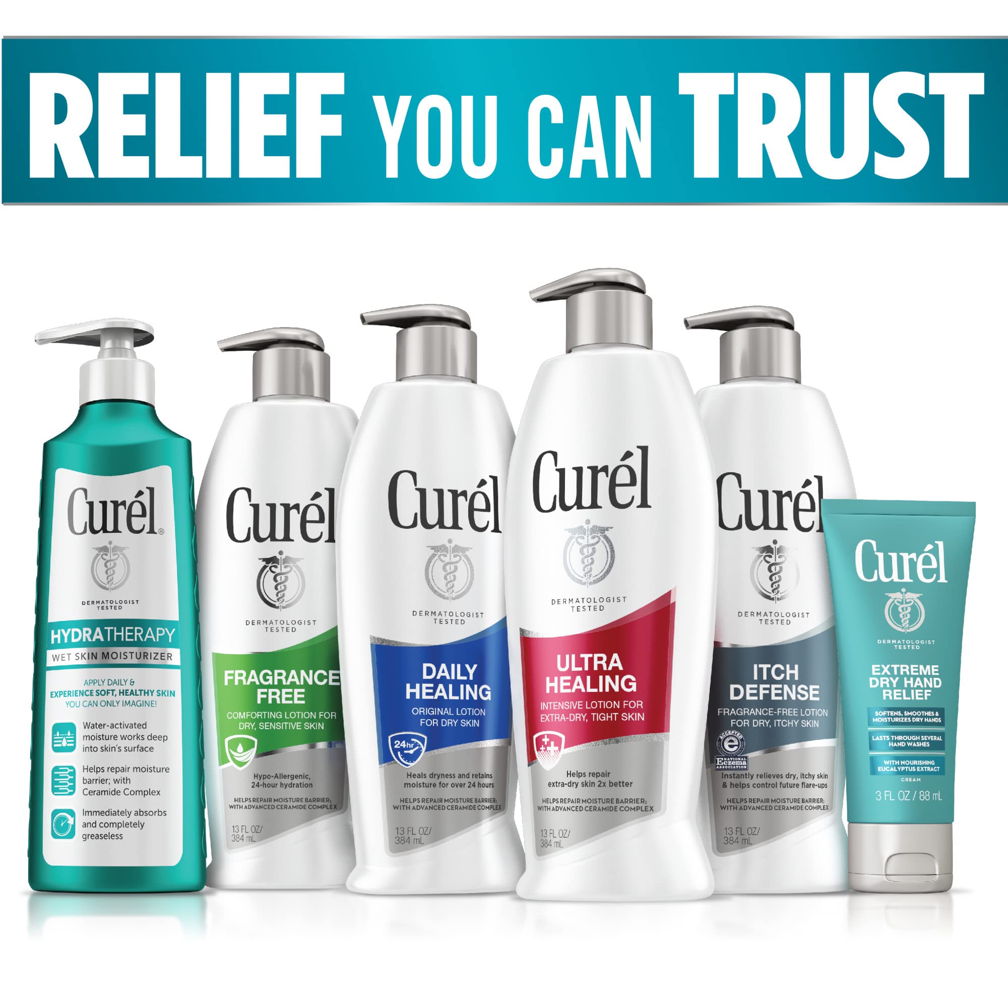 Curel Itch Defense Calming Body Wash & Daily Cleanser - Soap-Free Formula for Dry, Itchy Skin - Hydrating Jojoba & Olive Oil - 10 oz - Gentle Shower & Bath Solution for Sensitive Skin Care