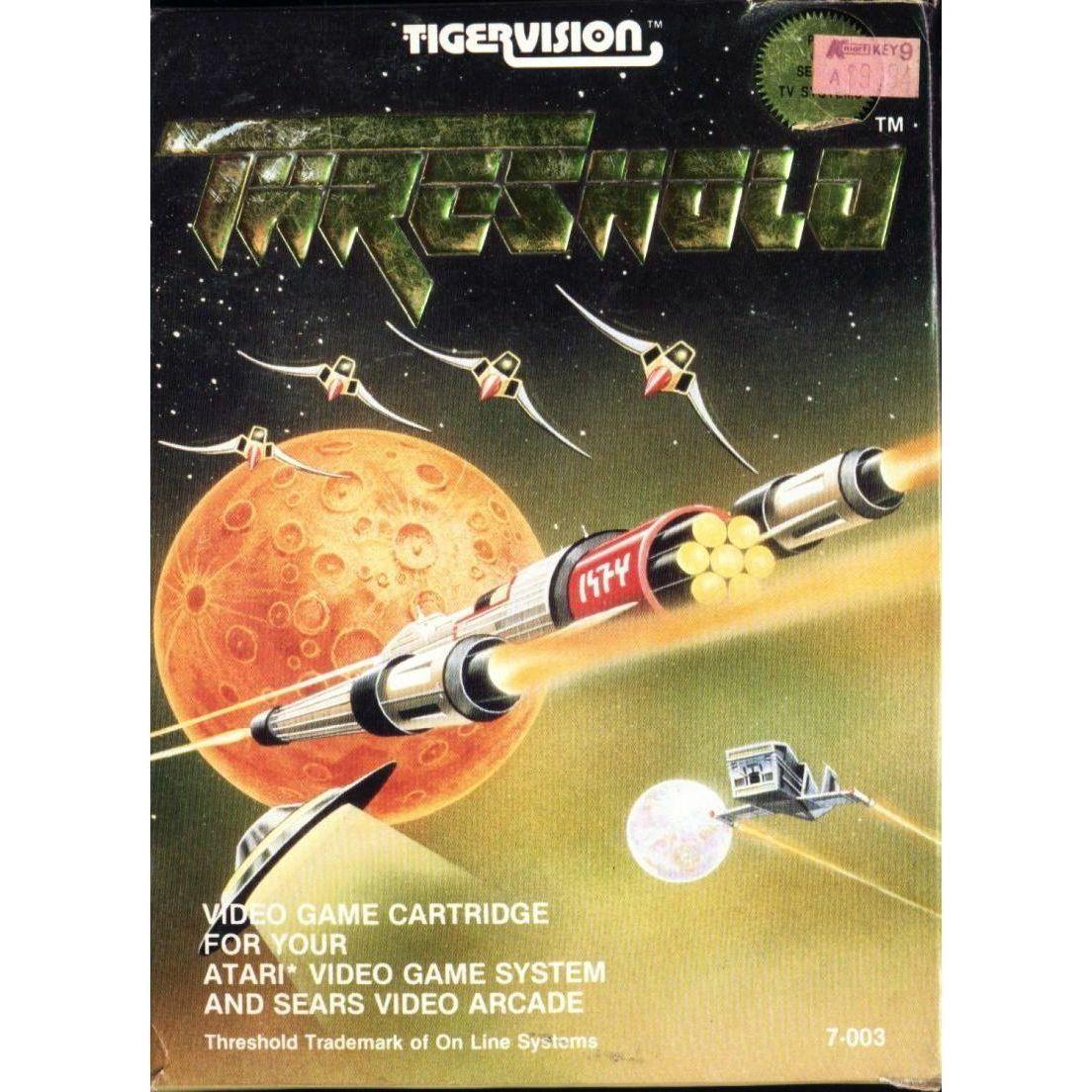 Atari 2600 Threshold Game Cartridge - Classic Retro Video Game for Atari 2600 Console - Perfect for Vintage Gaming Enthusiasts & Collectors