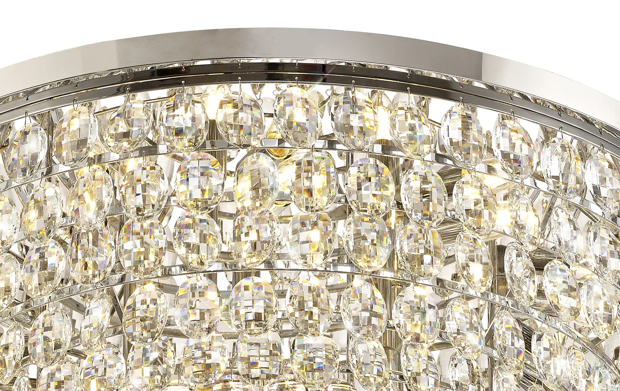 Consten Flush Ceiling Light Fixture with E14 Socket - Perfect for Bedroom, Hallway & Small Space Lighting
