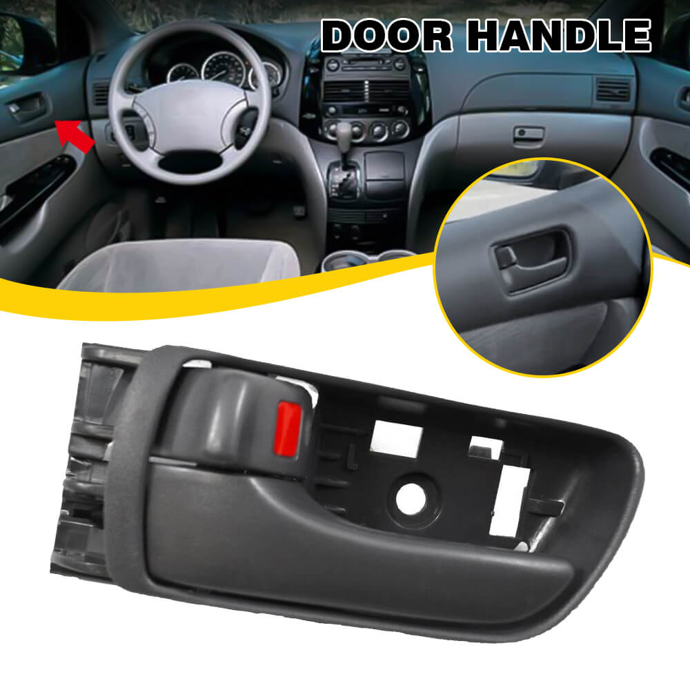 Toyota Sienna 2004-2010 Rear Exterior & Left Front Interior Door Handle Replacement Parts - Durable Car Accessories for Smooth Door Operation & Vehicle Maintenance