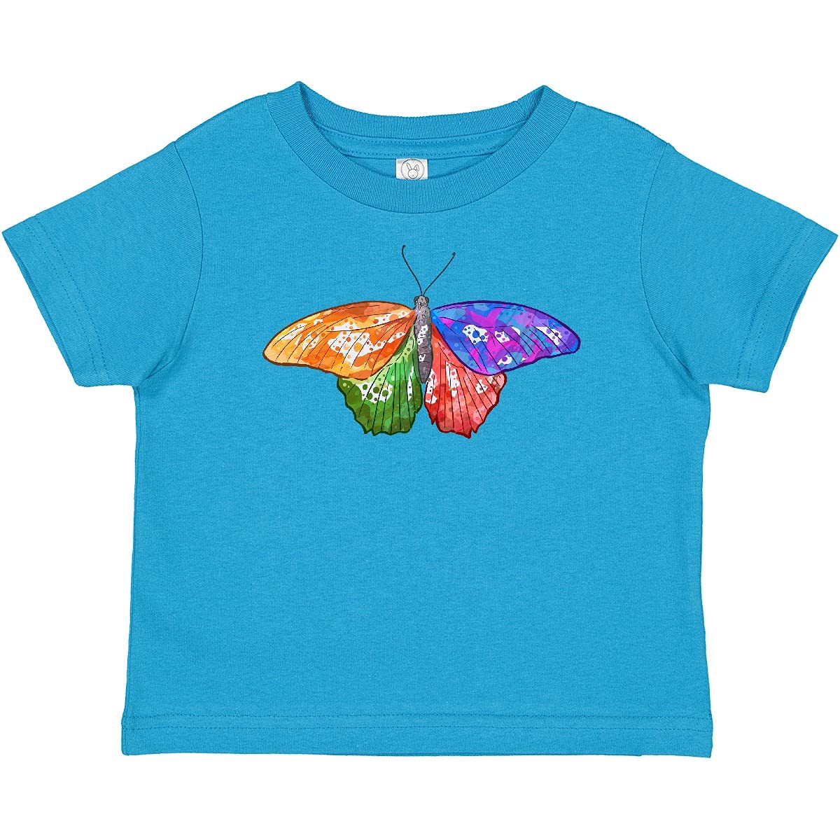 Inktastic Artistic Butterfly Baby T-Shirt - Cute Butterfly Design Cotton Tee for Infants & Toddlers - Perfect for Playdates, Photo Shoots & Everyday Wear