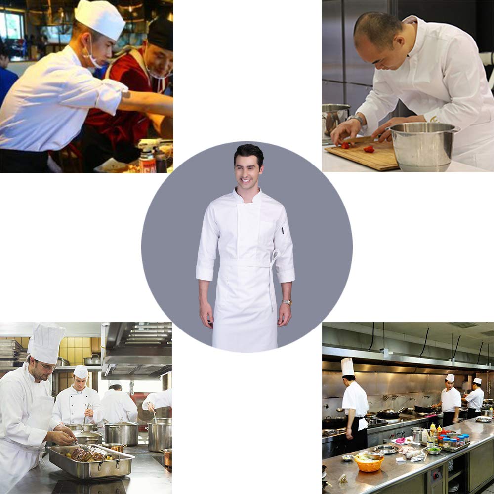 Custom Chef Jacket for Professional Cooks - Personalized Kitchen Uniform for Restaurants & Hotels - Perfect for Culinary Staff & Cooking Enthusiasts