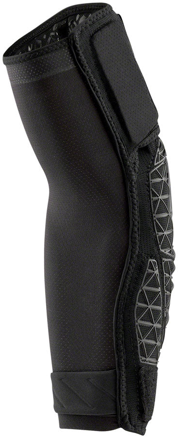 100% Surpass Elbow Guards - Black, Large Size with Embossed Foam Padding & Ventilation for Sports Protection | Perfect for Skateboarding, Cycling, Rollerblading & Extreme Sports