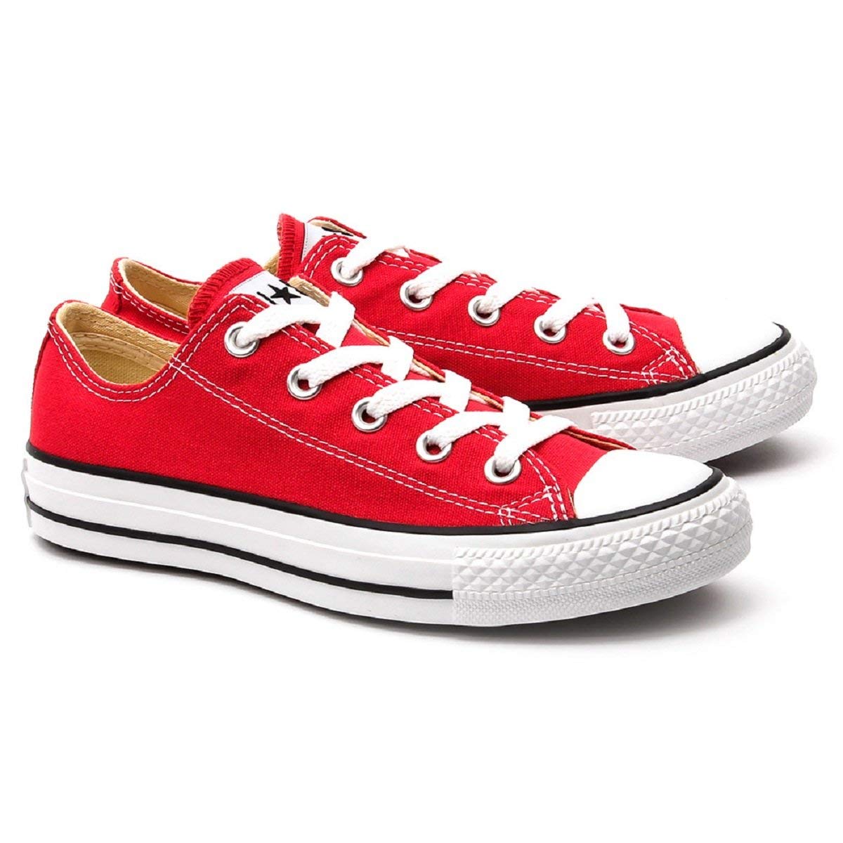 Converse Chuck Taylor All Star Low Top Sneakers - Classic Red Canvas Shoes for Men & Women | Casual, Streetwear & Everyday Wear