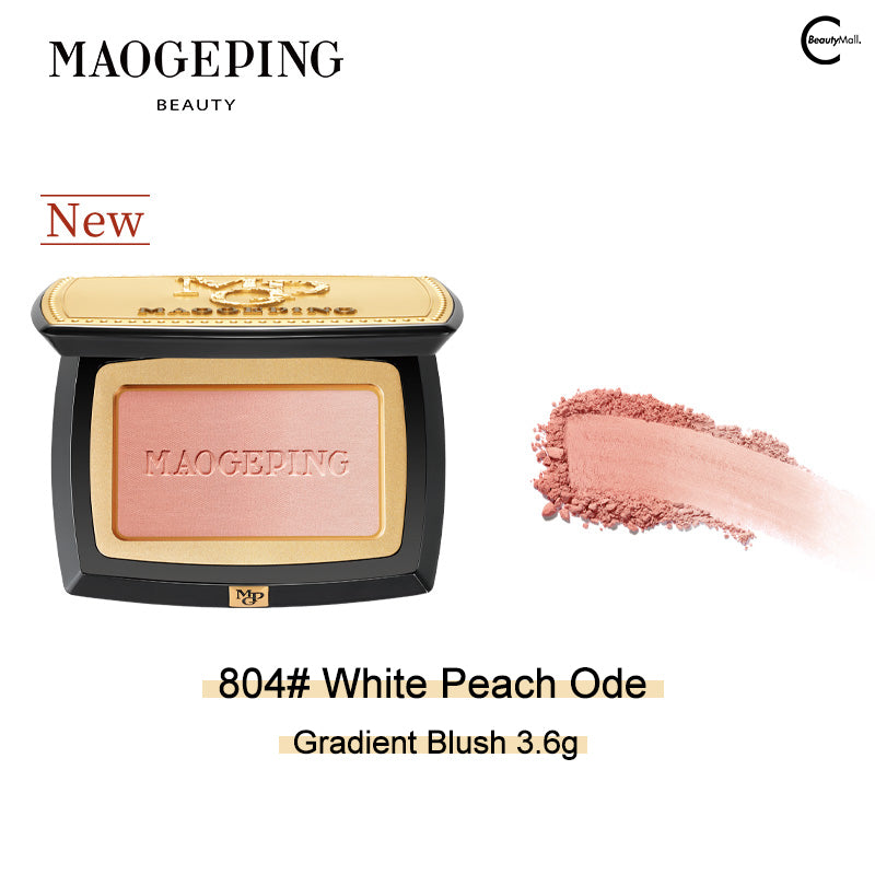MAOGEPING Cloud Silk Gradient Blush - Natural Flush Powder Blush for Cheeks, Buildable & Long-Lasting - Perfect for Daily Makeup, Special Occasions & Photoshoots