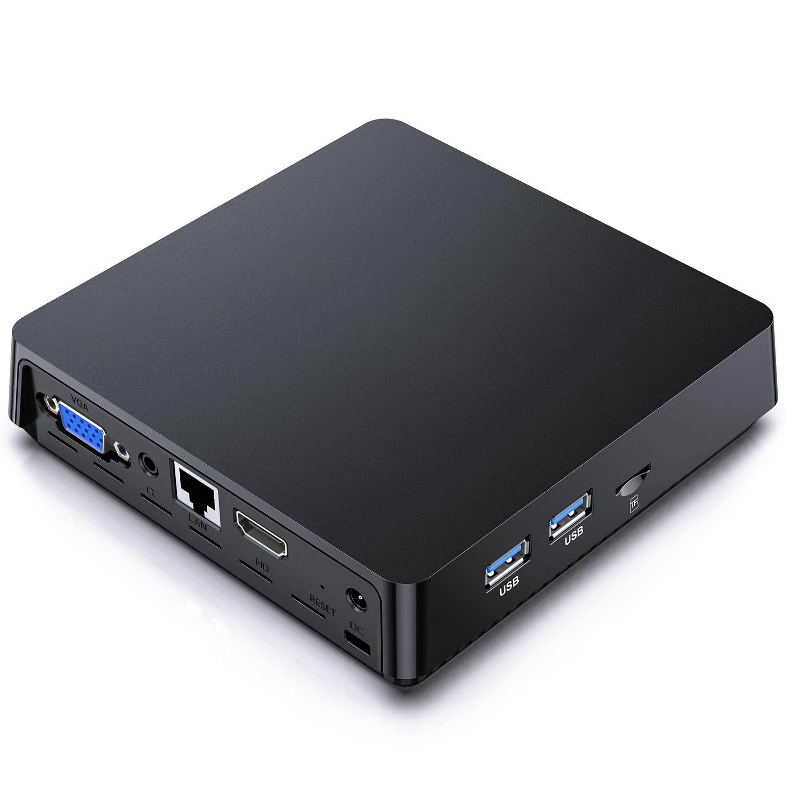 NiPoGi T11 Mini PC with Intel Atom Z8350 Processor, 8GB RAM & 128GB SSD - Compact Desktop Computer for Home Office, Streaming & Light Gaming