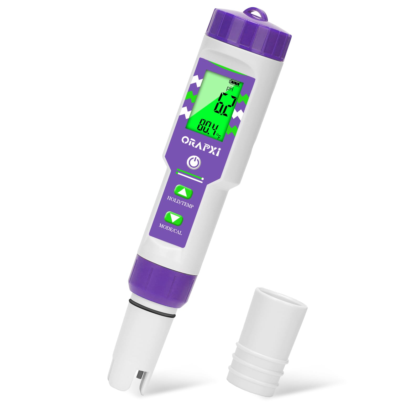 6-in-1 Pool Water Tester - Digital pH Meter, Salinity, ORP, TDS, EC & Temperature Tester for Swimming Pools, Hot Tubs & Spas | Perfect for Saltwater Pool Maintenance & Water Quality Testing