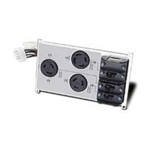 APC Symmetra LX SYAPD1 Power Distribution Strip - 208V AC, 3 Output Connectors, Black - Ideal for Data Centers, Server Rooms, and Network Equipment Power Distribution